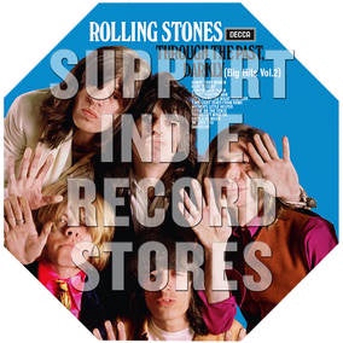 ROLLING STONES-THROUGH THE PAST DARKLY ORANGE VINYL LP *NEW*