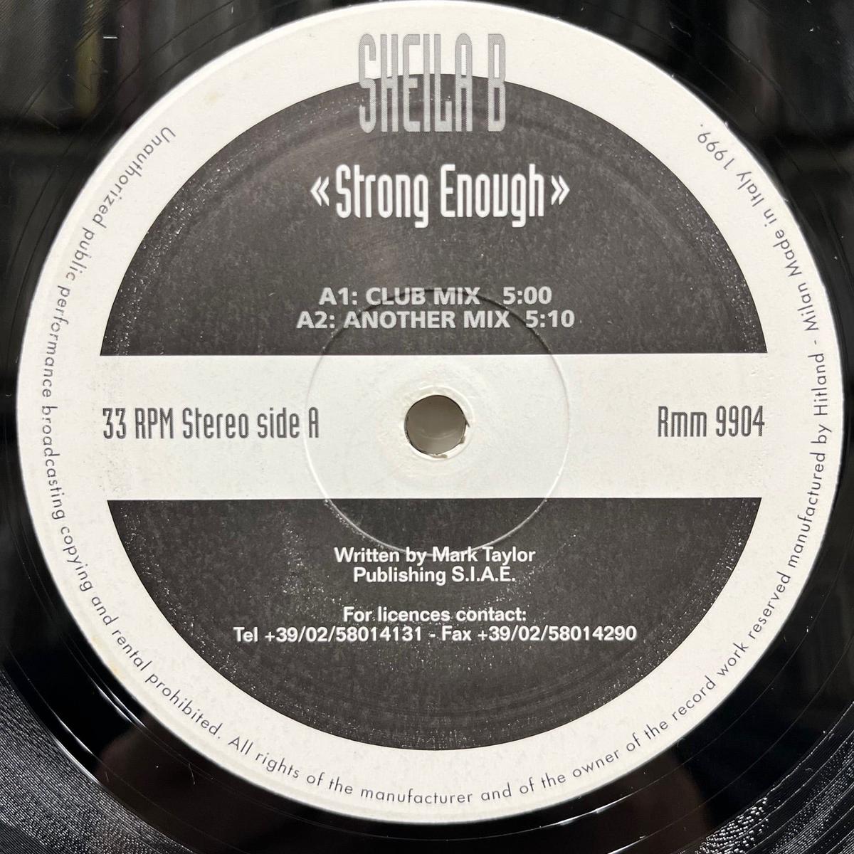 SHEILA B / Strong Enough / Believe (RMM 9904, 12inch)