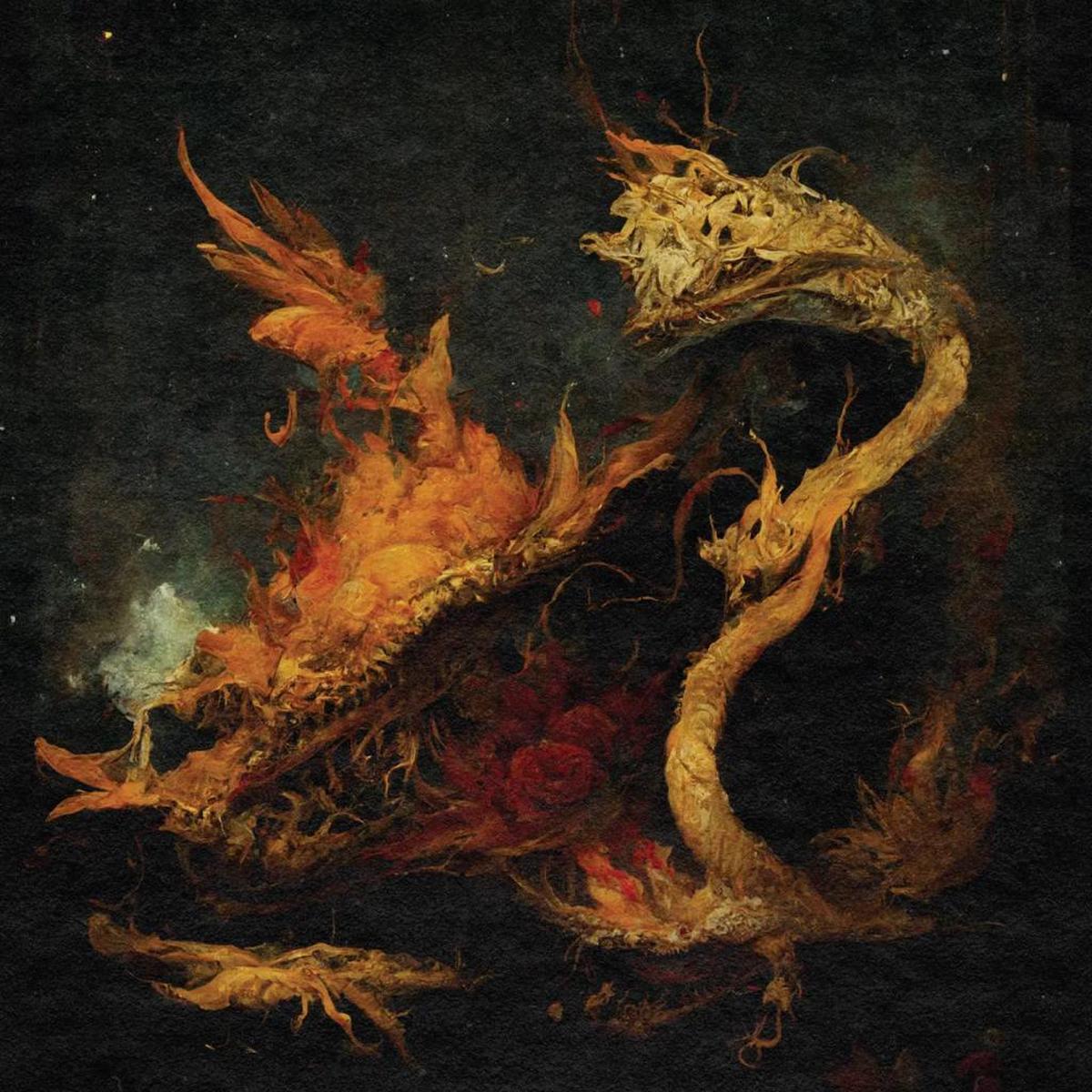 THE OMINOUS CIRCLE – Cloven Tongues of Fire LP (ORANGE)