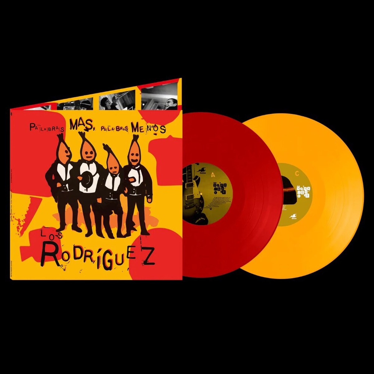 Los Rodriguez – Palabras Mas Palabras Menos – Yellow & Red Vinyl [LP]