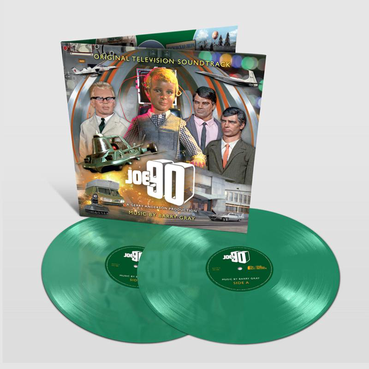 BARRY GRAY 8211 Joe 90 8211 Original Television Soundtrack (2023 Reissue) 8211 2LP 8211 8217Jet Car Green8217 Vinyl