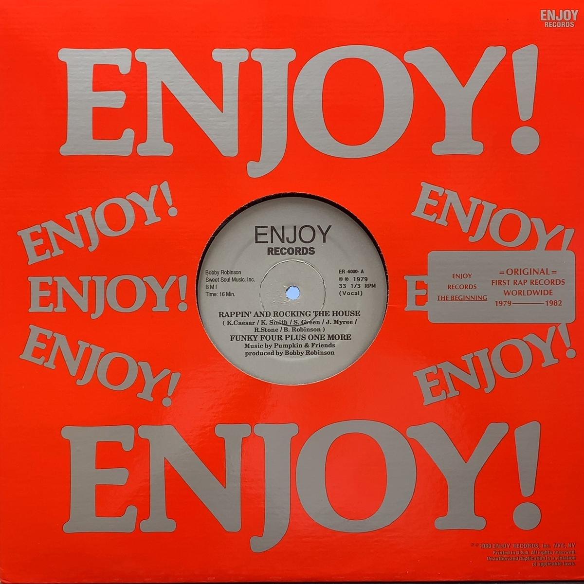 FUNKY FOUR PLUS ONE MORE / Rappin’ And Rocking The House (ER-6000, 12inch) Reissue