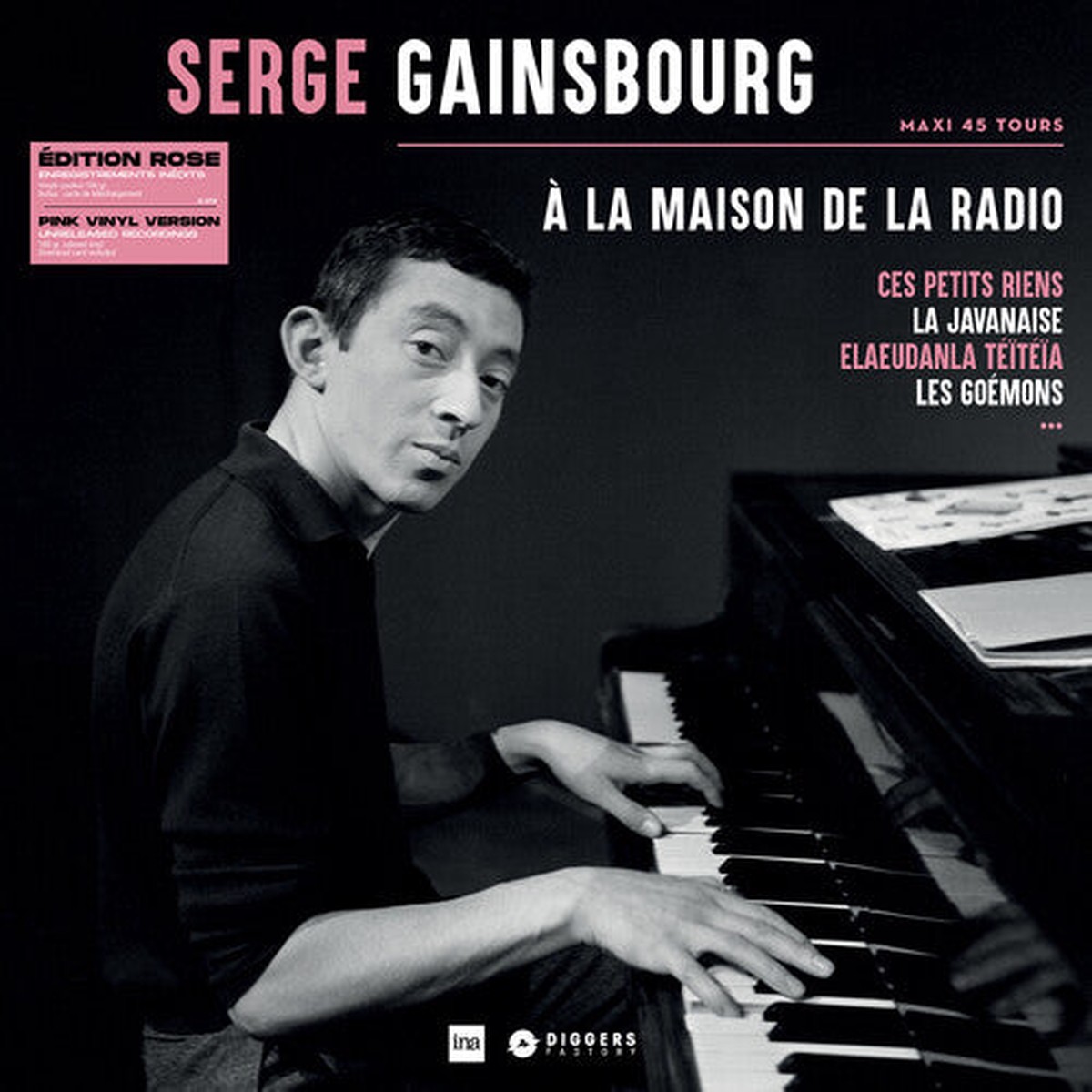 Serge Gainsbourg A La Maison De La Radio (Pink Vinyl) – Record Album – Vinyl LP