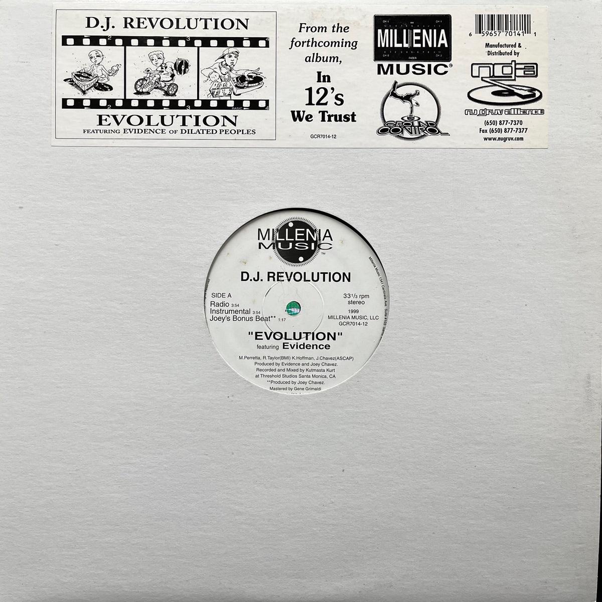D.J. REVOLUTION / Evolution (GCR7014-12, 12inch)