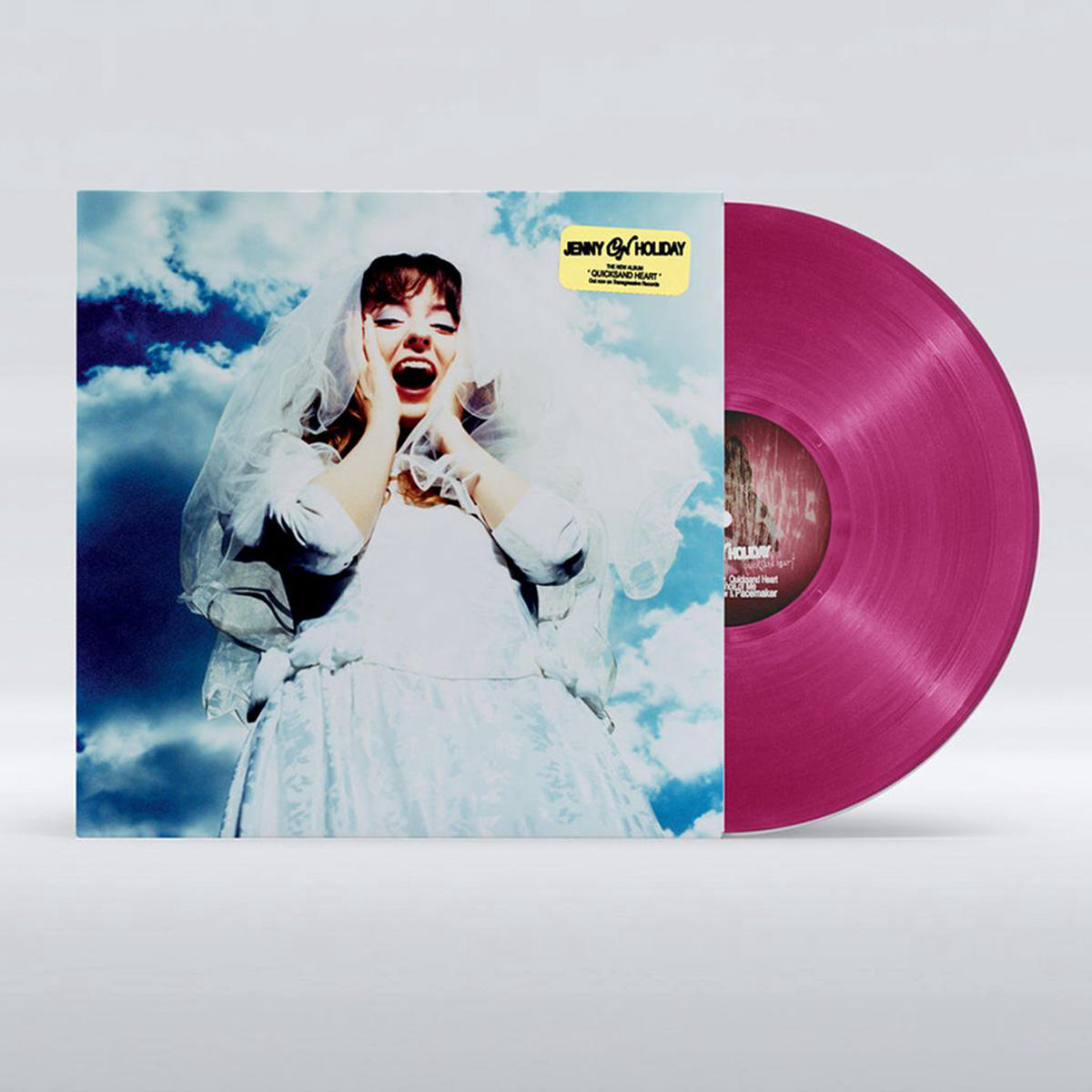 JENNY ON HOLIDAY 8211 Quicksand Heart 8211 LP 8211 Transparent Magenta Colour Vinyl JAN 9