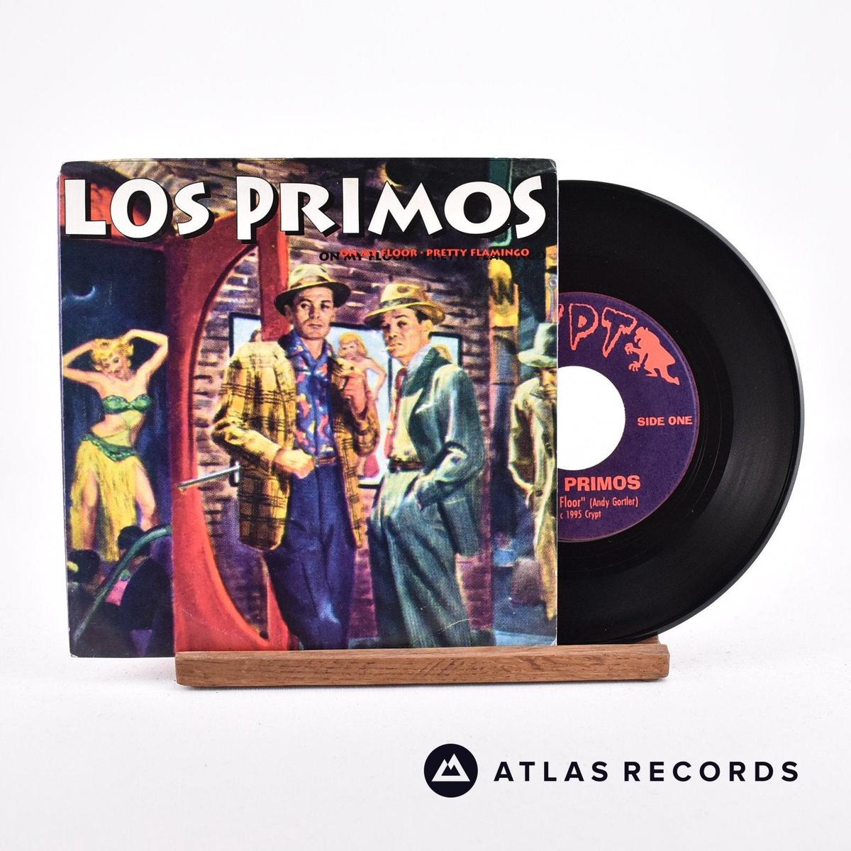 Los Primos – On My Floor – 7″ Vinyl Record – VG+/EX