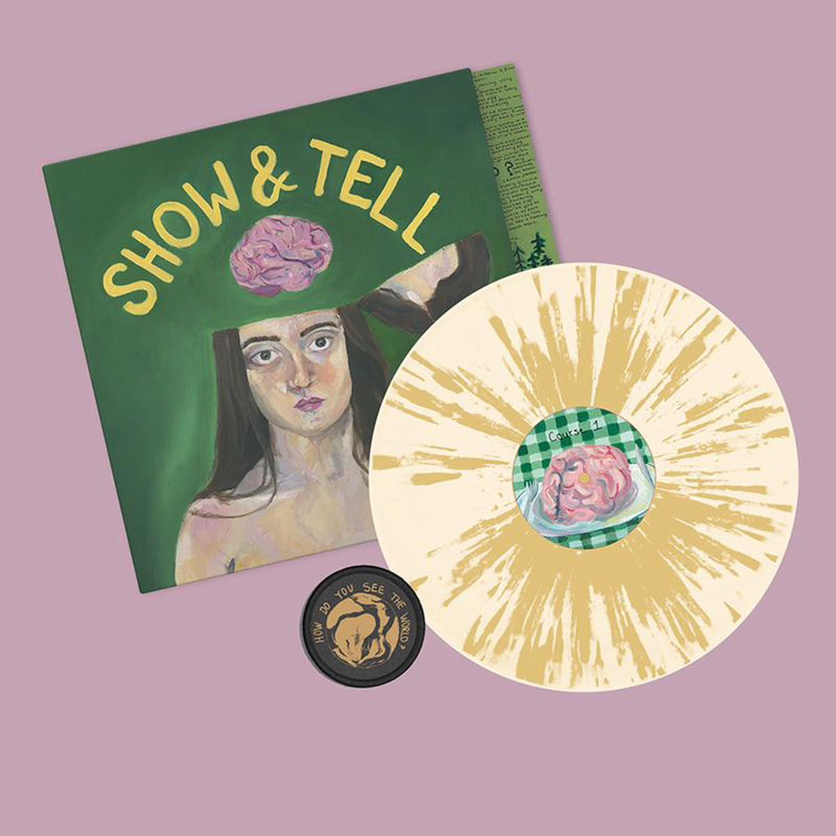 BORED AT MY GRANDMA8217S HOUSE 8211 Show 038 Tell (with Bonus Patch) 8211 LP 8211 Mustard Seed Splatter Vinyl