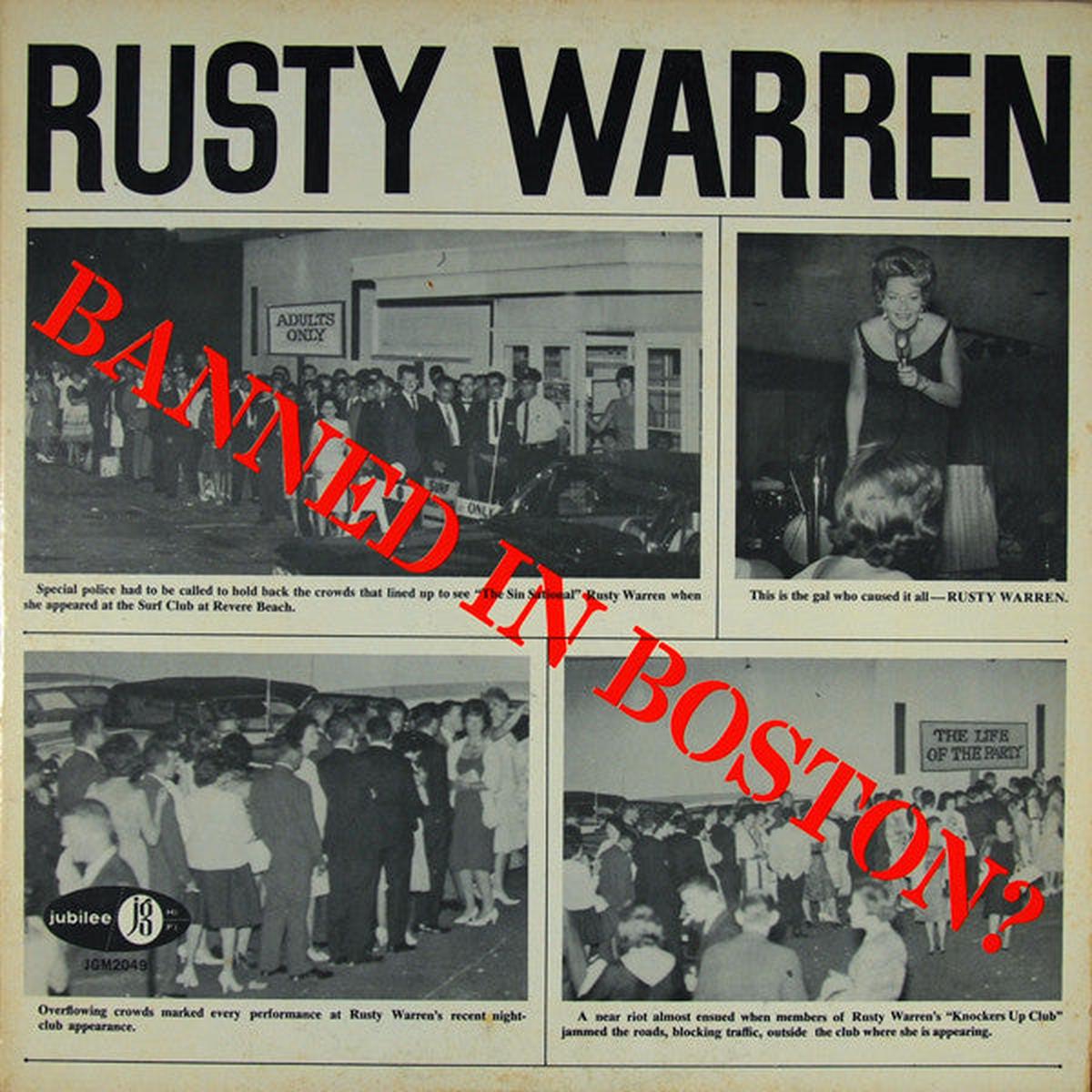 Rusty Warren – Banned In Boston? – LP