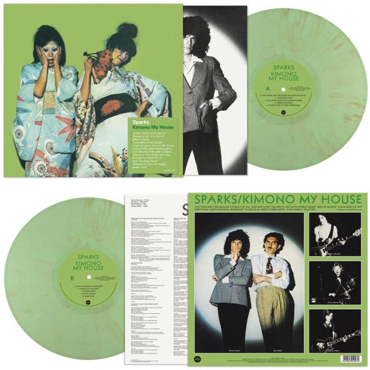 Sparks – Kimono My House – 50th Anniversary 140gm Colored [LP]