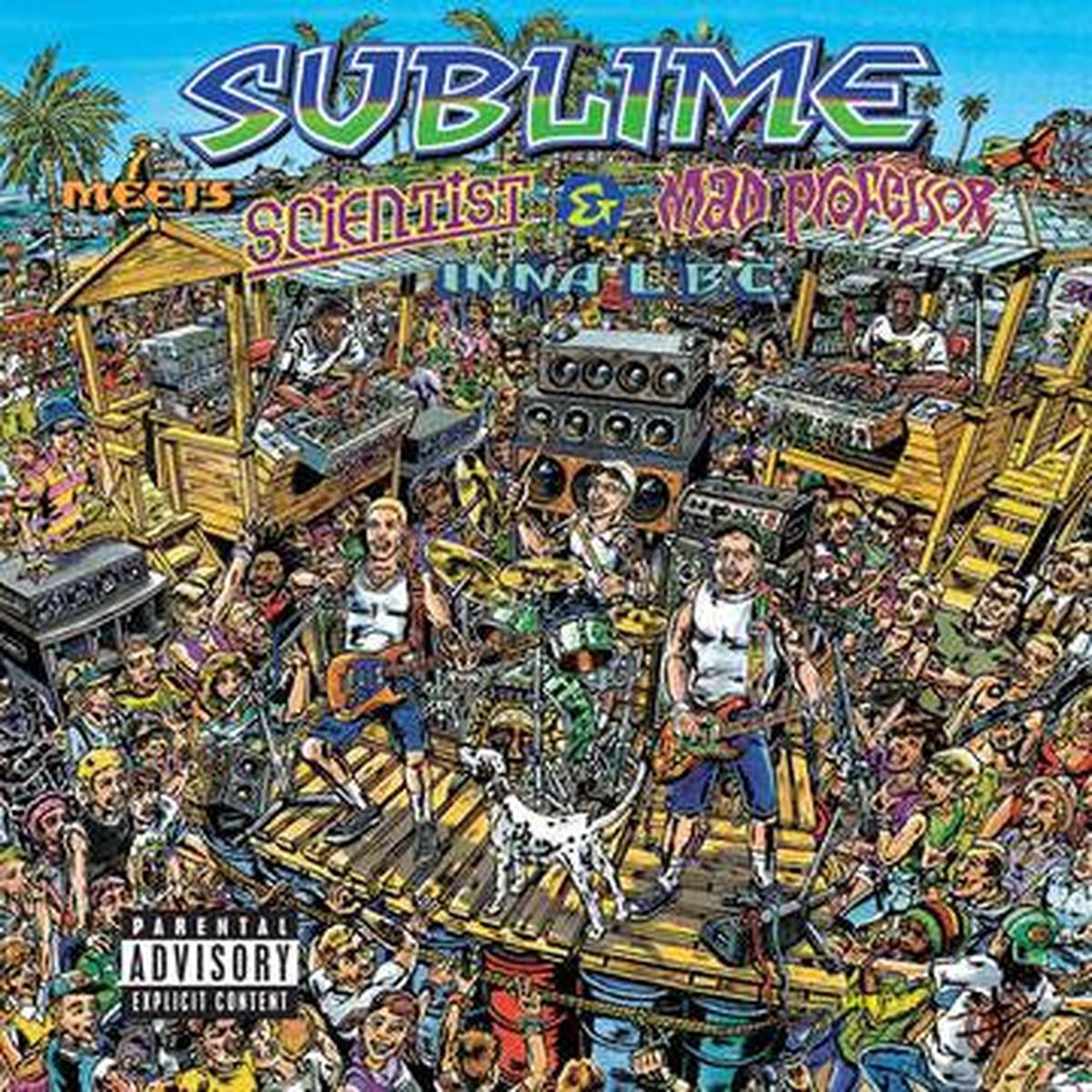 SUBLIME-MEETS SCIENTIST & MAD PROFESSOR INNA L.B.C. YELLOW VINYL LP *NEW*