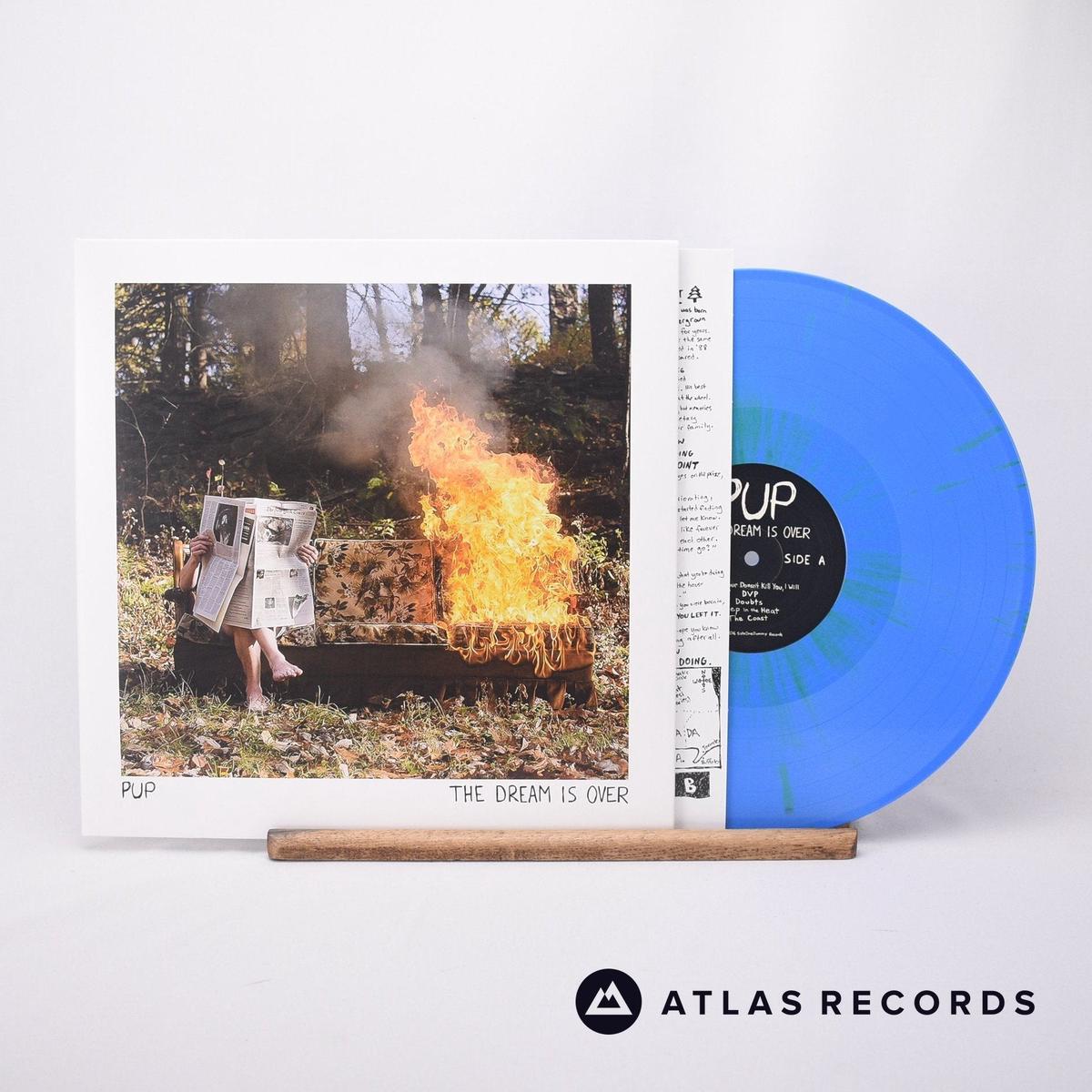 Pup – The Dream Is Over – Cyan Blue W/ Green Splatter LP Vinyl Record – NM/NM