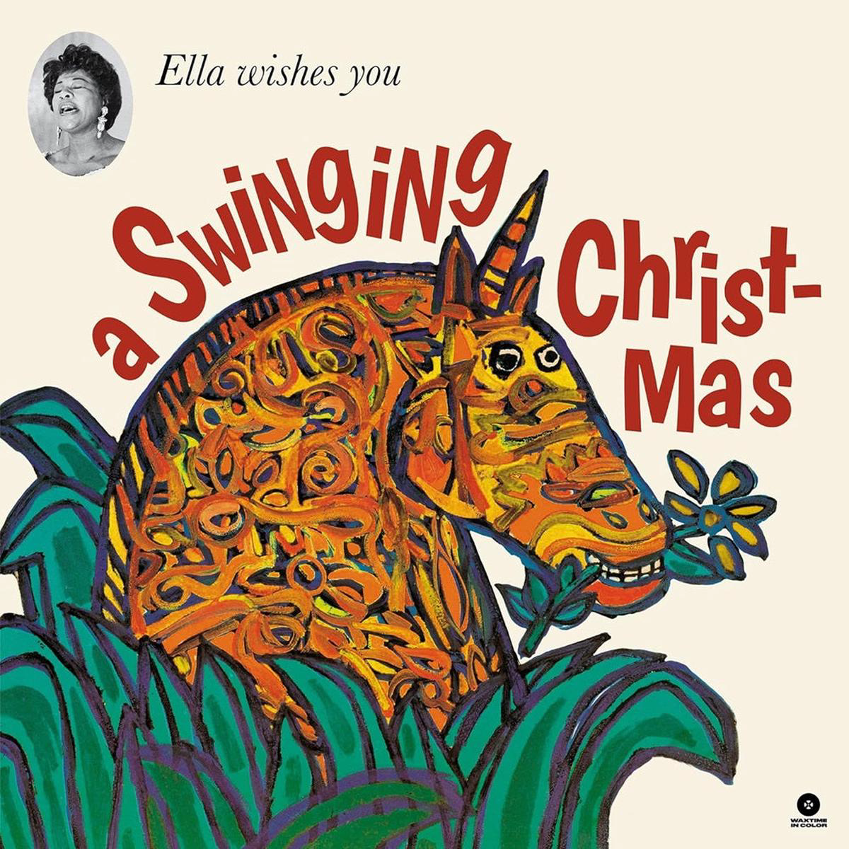 Ella Fitzgerald Ella Wishes You A Swinging Christmas Vinyl LP Solid White Colour 2021 8211 Default Title