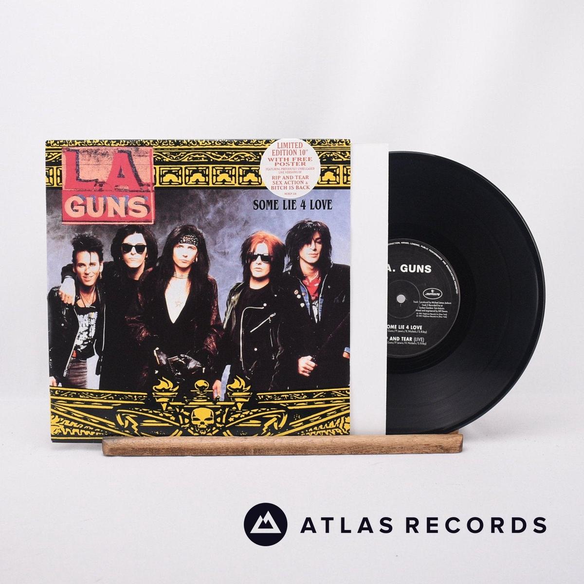 L.A. Guns – Some Lie 4 Love – 10″ Vinyl Record – EX/EX