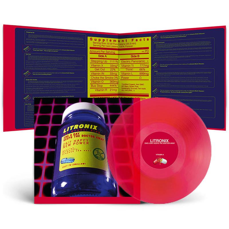 LITRONIX – One A Day Keeps The Doctor Away – LP – Transparent Red Vinyl [MAY 2]