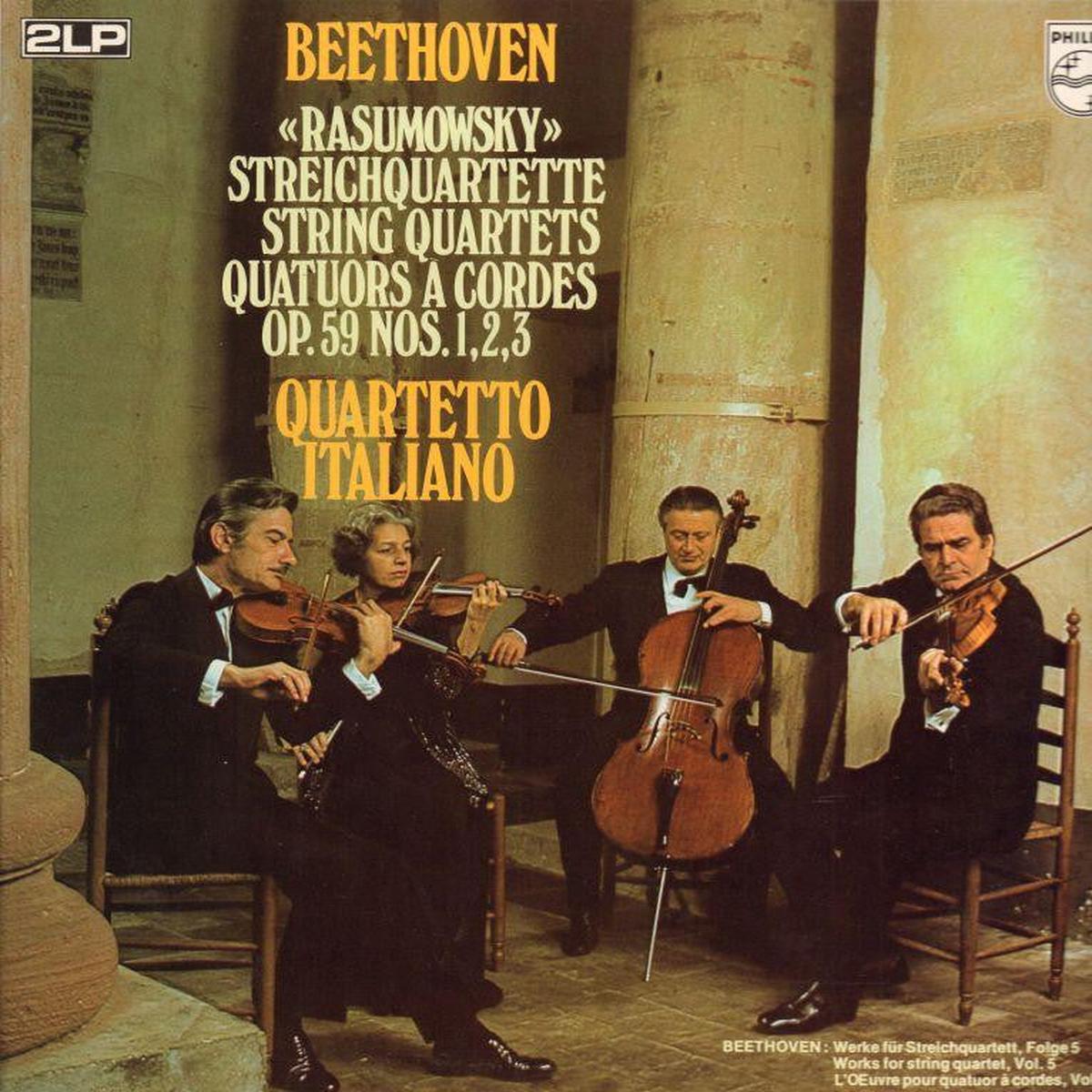 Rasumowsky Streich Quartette-Philips-2×12  Vinyl LP-Ex/Ex