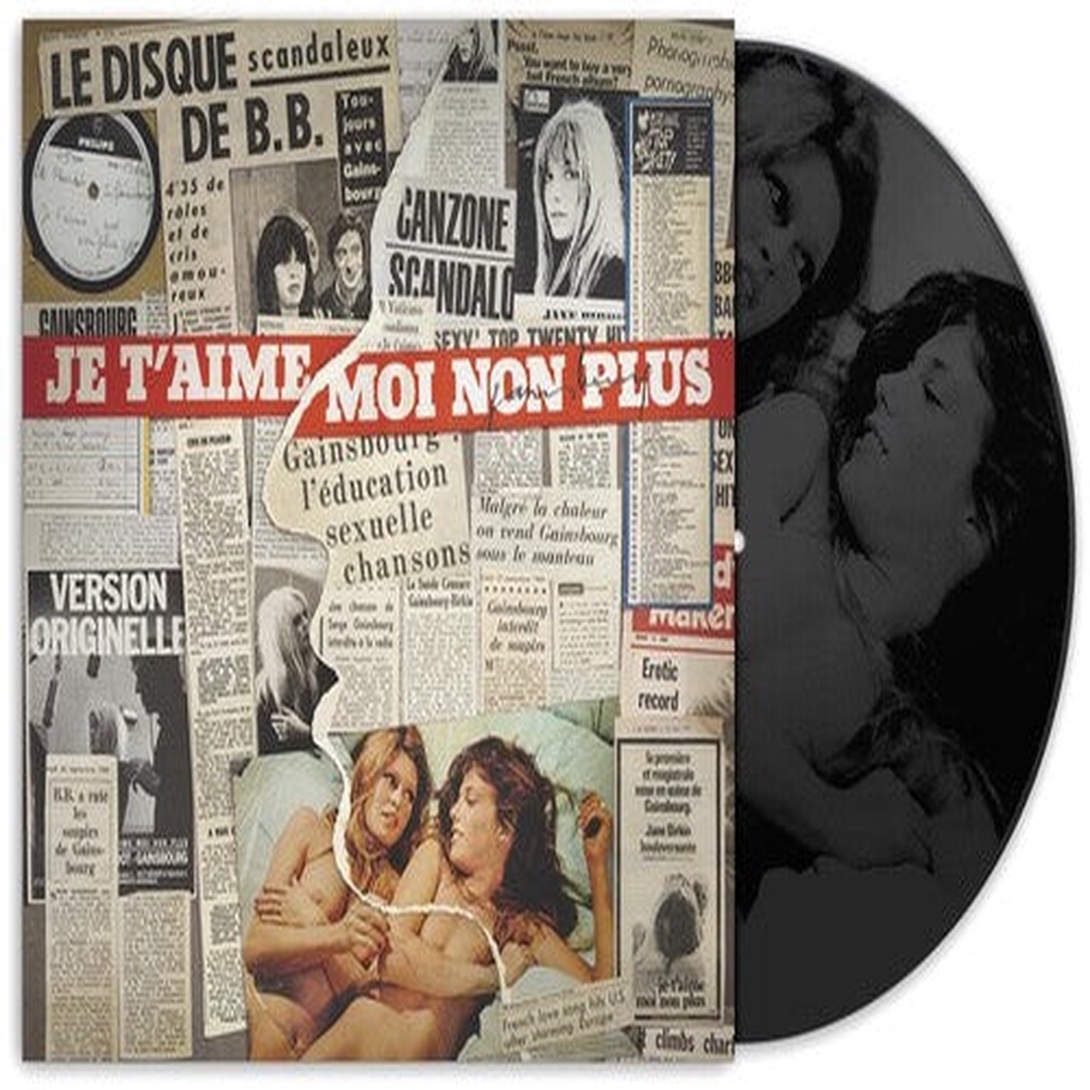 Serge Gainsbourg Je t’aime moi non plus – Record Album – Vinyl LP