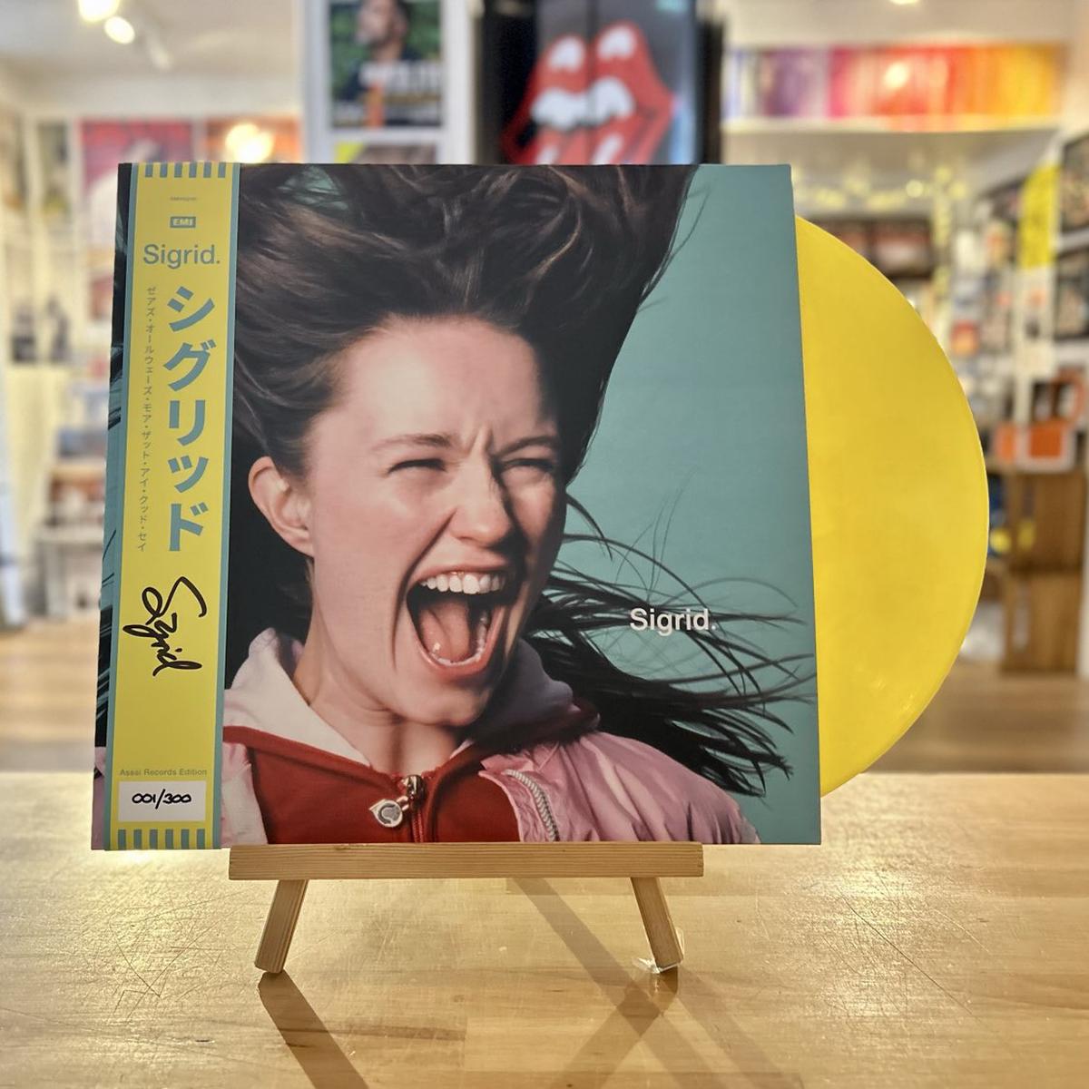 Sigrid There’s Always More That I Could Say Vinyl LP Signed  Obi Edition Transparent Yellow Colour 2025