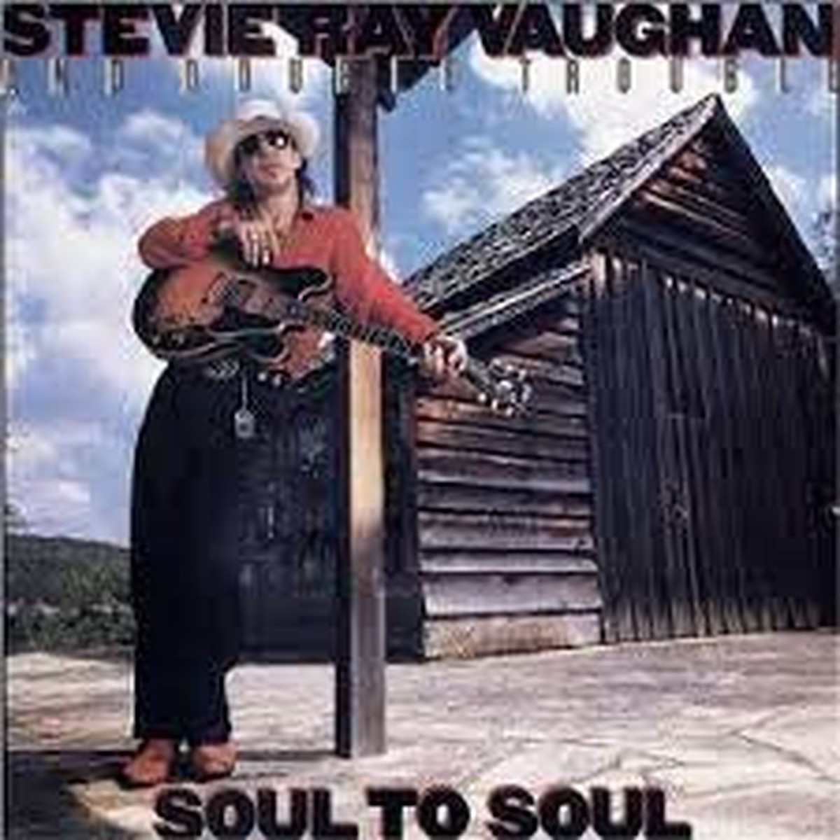 VAUGHAN STEVIE RAY-SOUL TO SOUL LP NM COVER VG