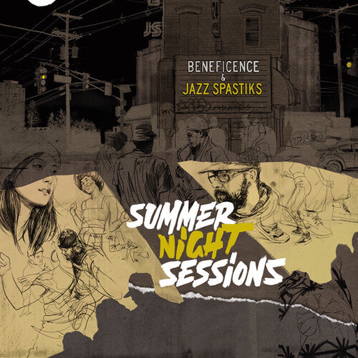 Beneficence & Jazz Spastiks Summer Night Sessions – Record Album – Vinyl LP