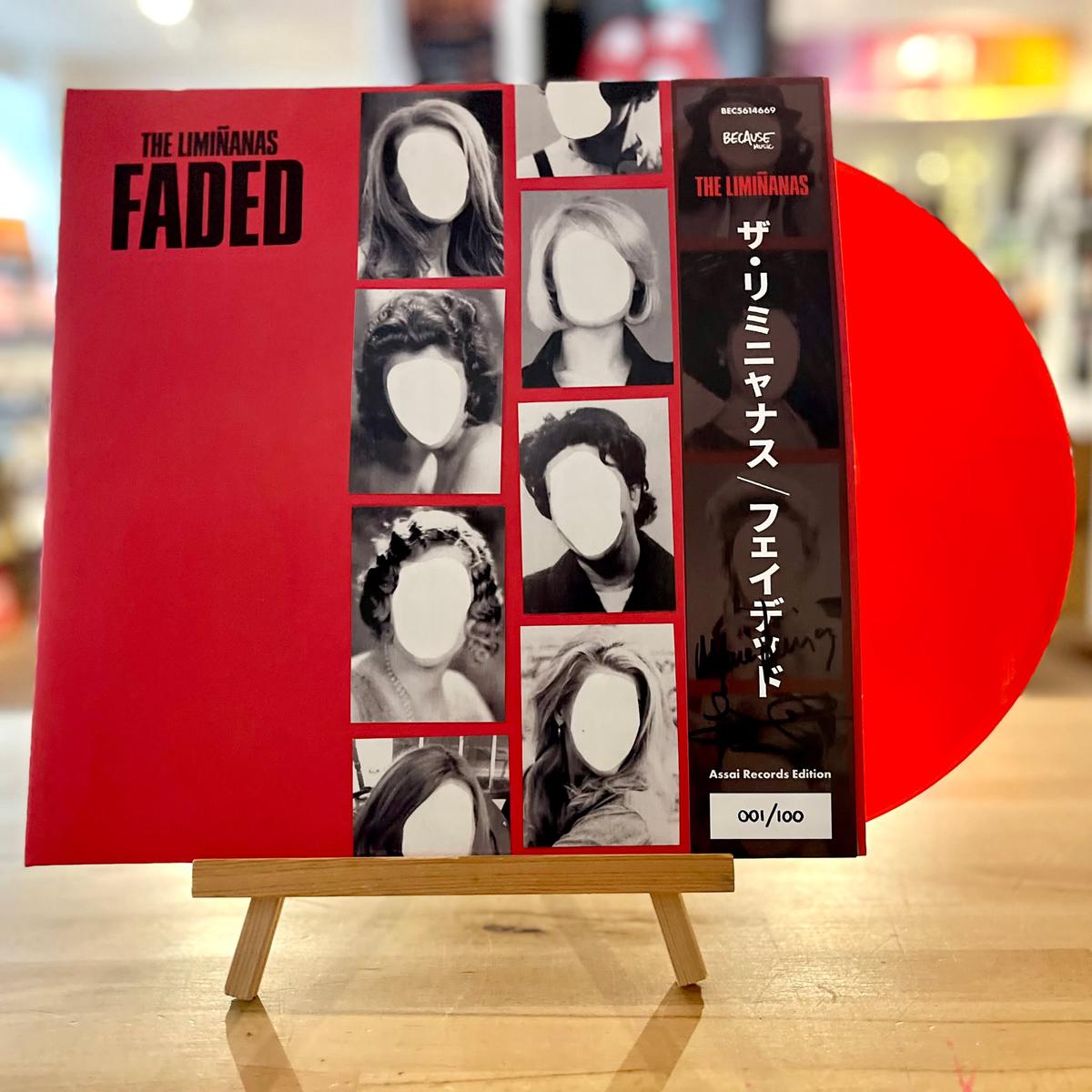 The Liminanas Faded Vinyl LP Signed  Obi Edition Red Colour 2025