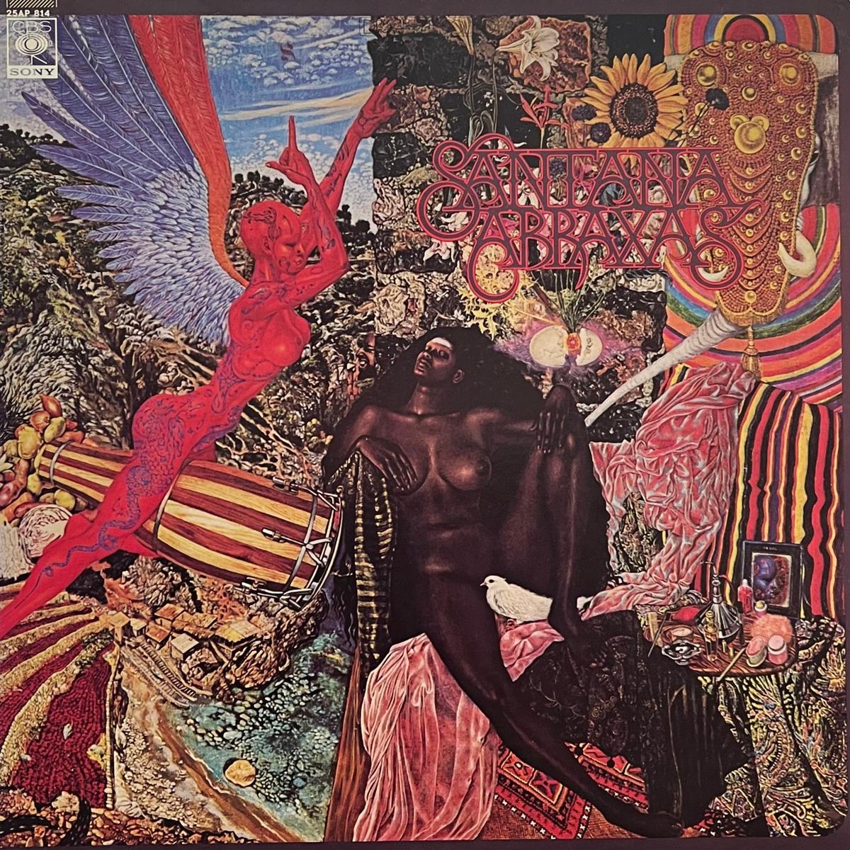 SANTANA / Abraxas (inc. Black Magic Woman, Oye Como Va) (CBS/Sony 25AP 814, LP)