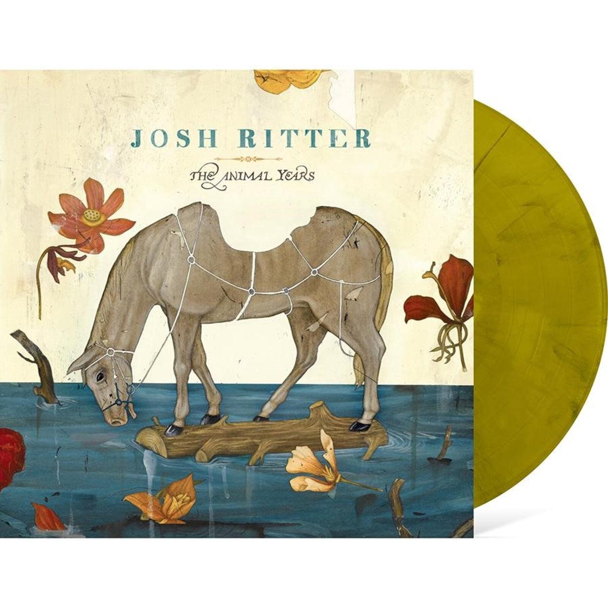 The Animal Years (Opaque Yellow with Black Swirl Edition) 8211 Josh Ritter Colour Vinyl