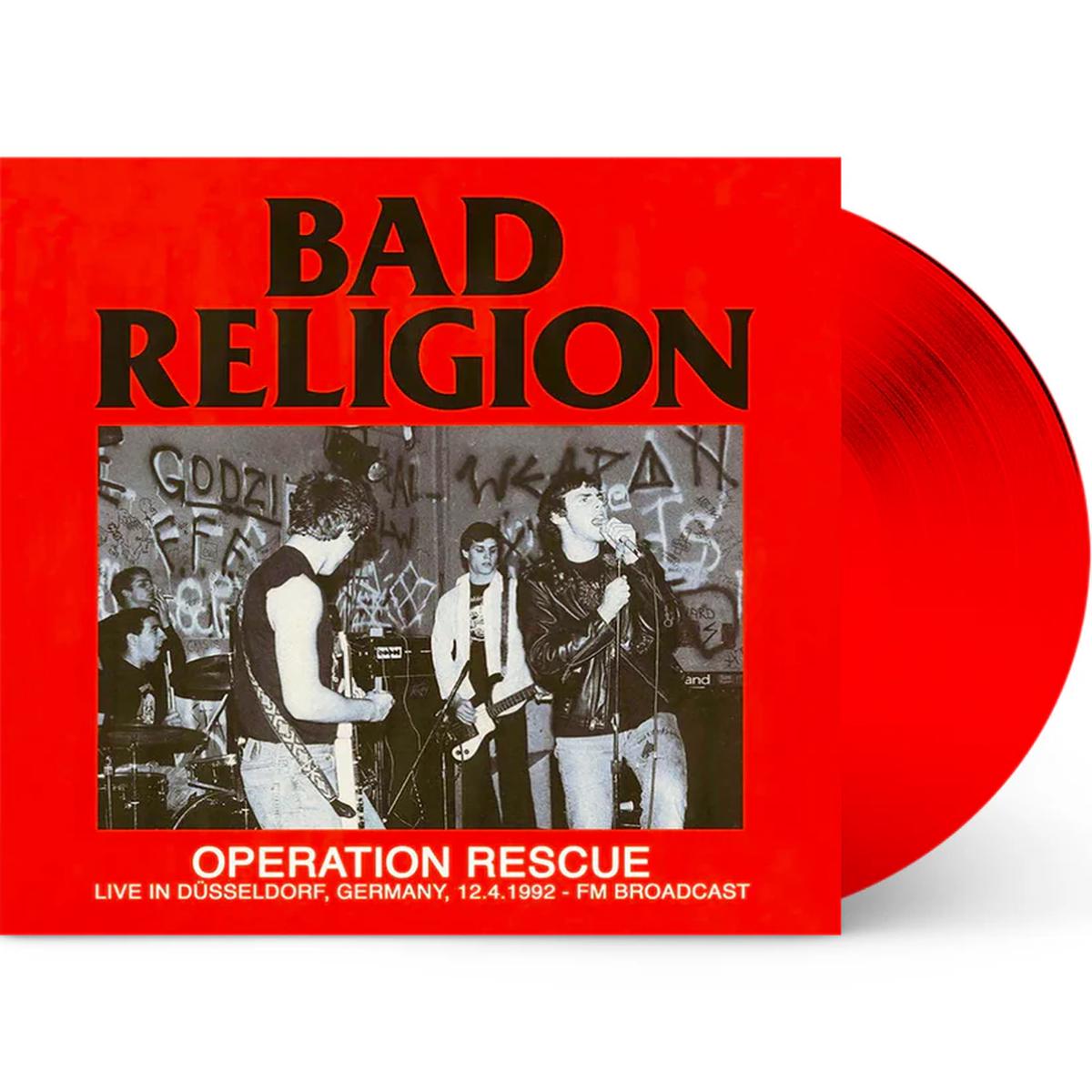 Bad Religion – Operation Rescue: Live in Dsseldorf, 1992 (Limited Edition, Red Vinyl) [Import] ((Vinyl)) – Default Title