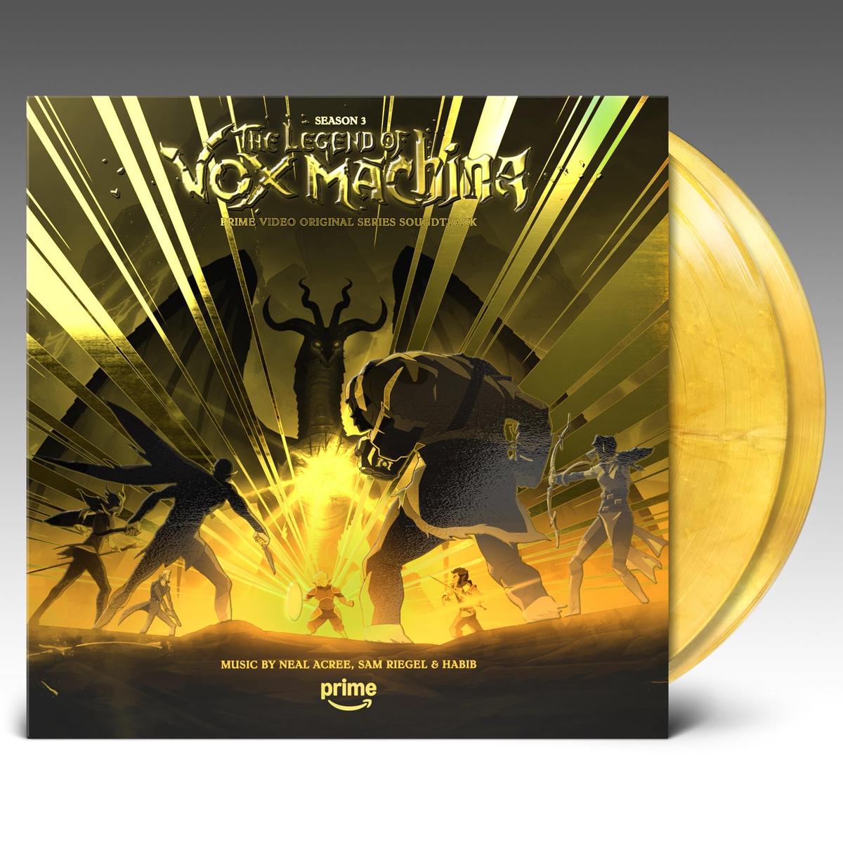 (PRE ORDER 3/6/26) The Legend Of Vox Machina - Season 3 (GOLD 2xVINYL) | - - SOUNDTRACK *NEW/COLOR*