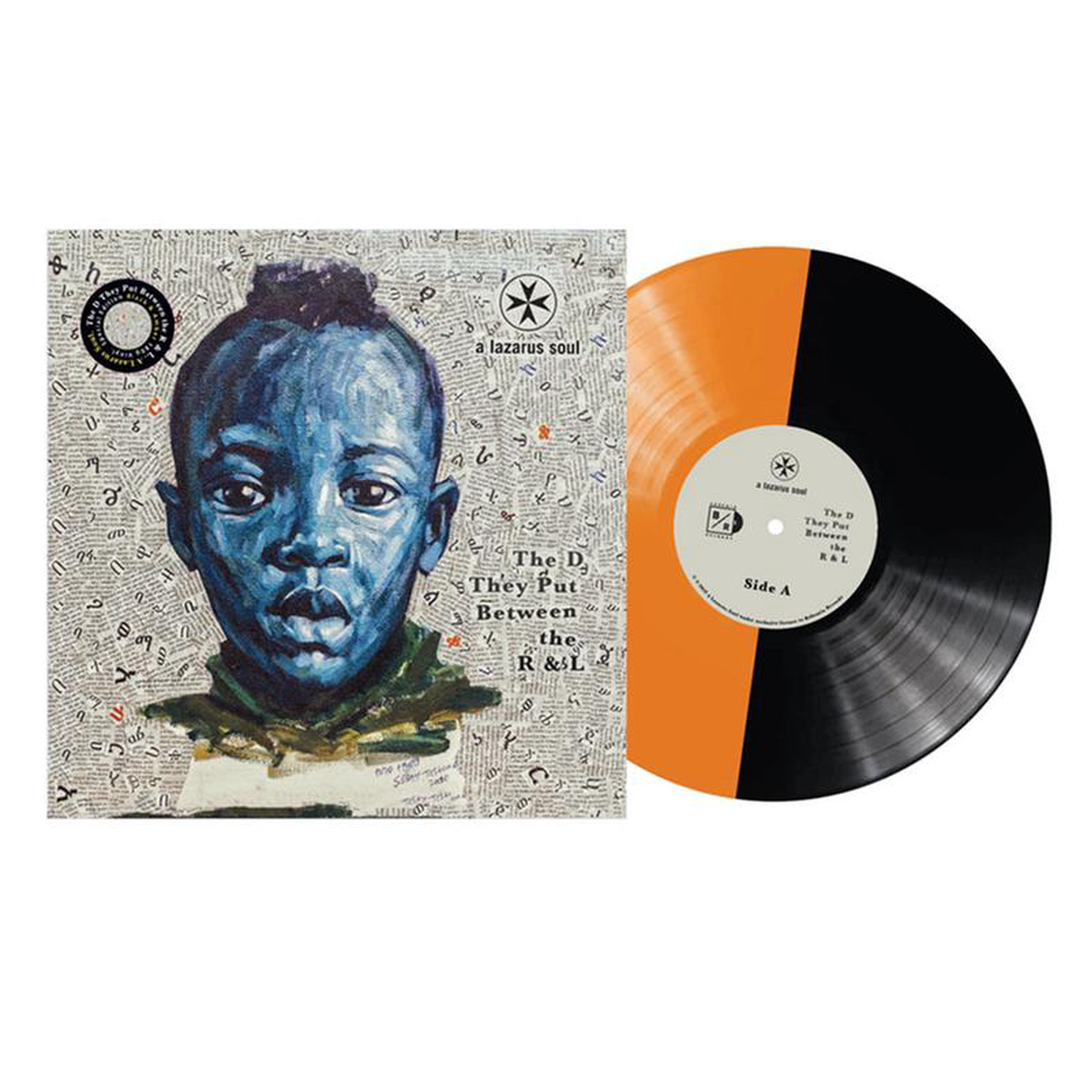 A LAZARUS SOUL 8211 The D They Put Between The R 038 L (Reissue) 8211 LP 8211 Black and Amber Vinyl