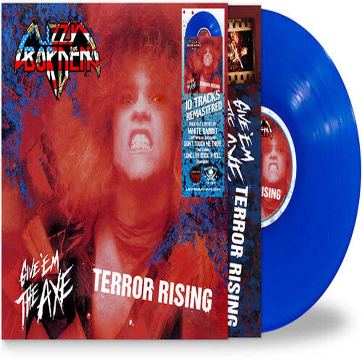 (PRESALE 5/8/26) Give 'Em the Axe & Terror Rising (BLUE VINYL) | Mint (M) Mint (M) - - METAL *NEW/COLOR*