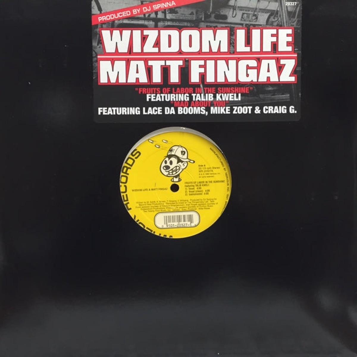 WIZDOM LIFE & MATT FINGAZ / Fruits Of Labor In The Sunshine (WR 20327, 12inch)