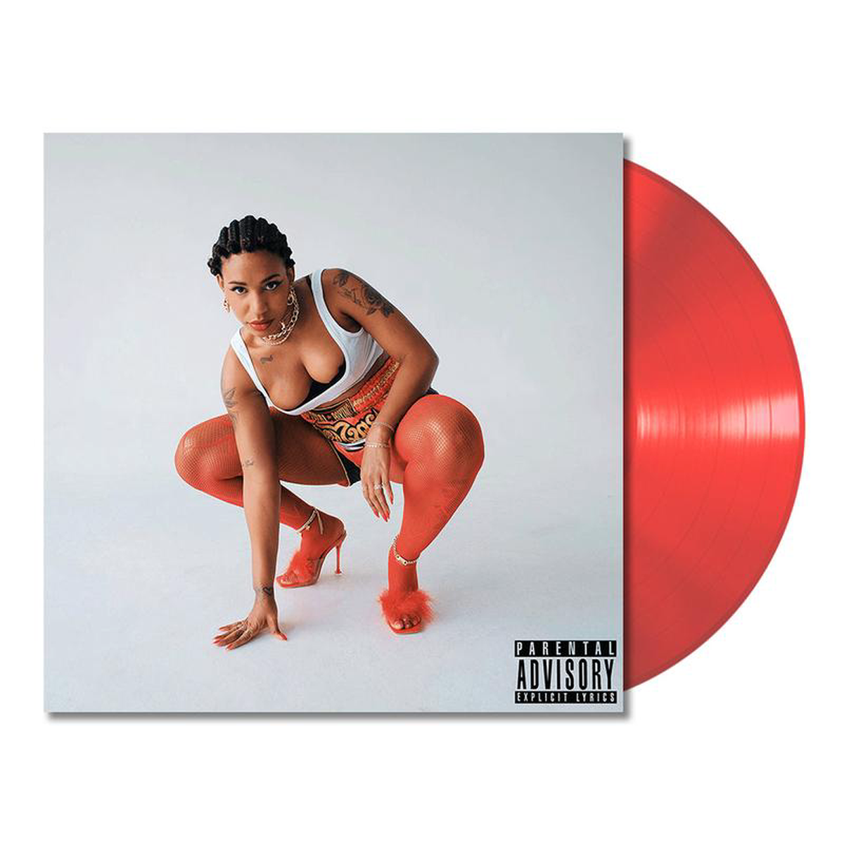 YAYA BEY 8211 Ten Fold (with Poster Insert) 8211 LP 8211 Translucent Red Vinyl
