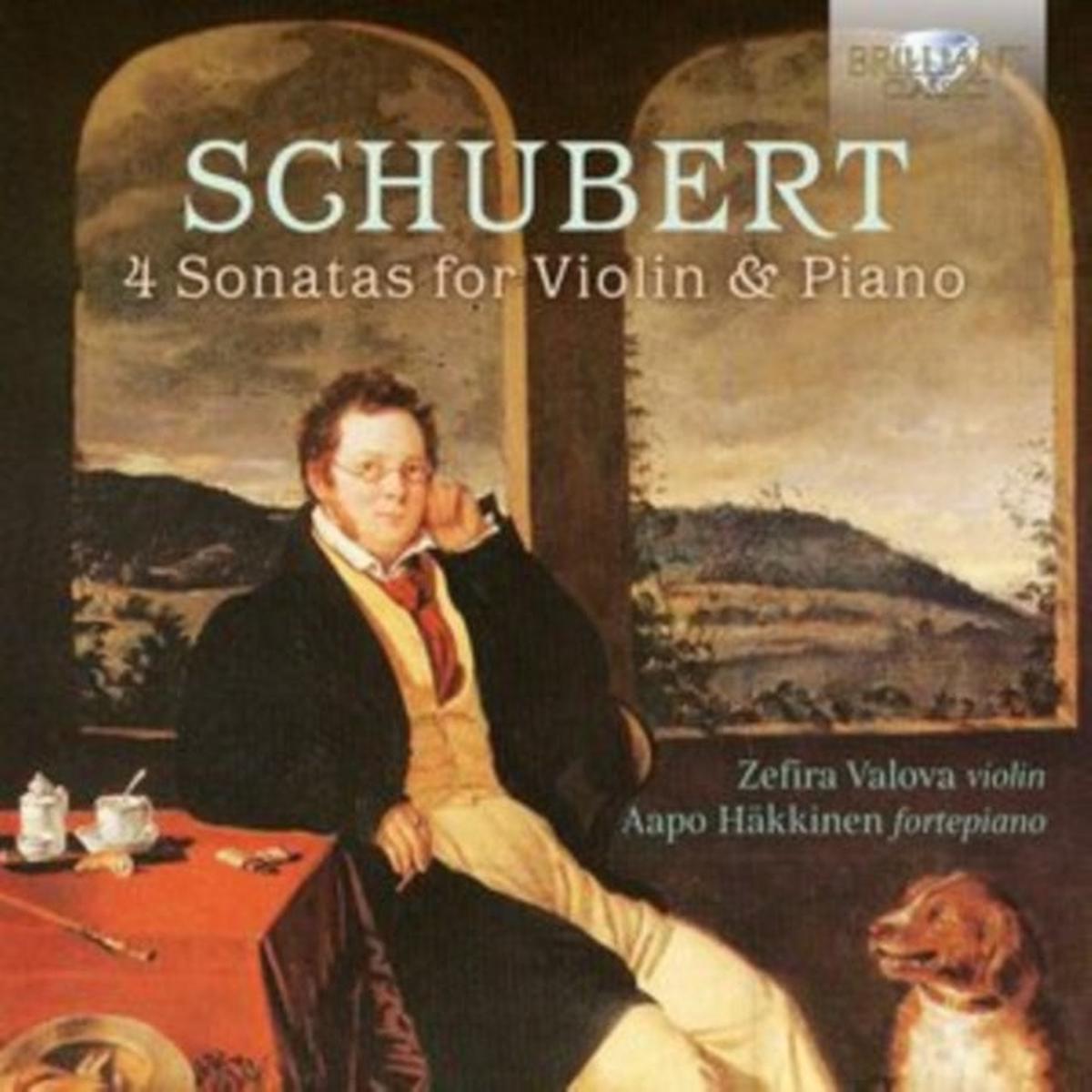 Zefira Valova / Aapo Hakkinen CD - Schubert / 4 Sonatas For Violin & Piano