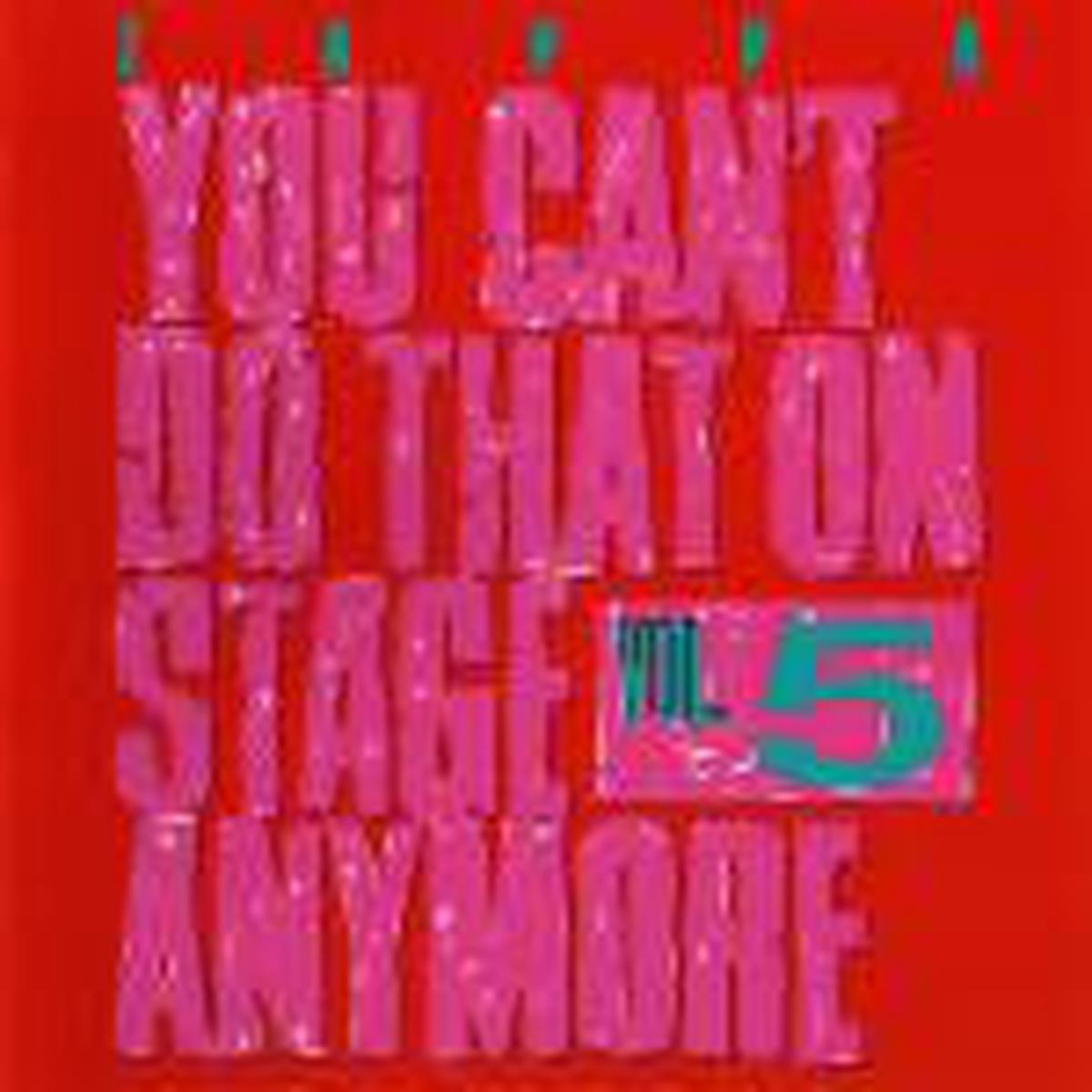 ZAPPA FRANK-YOU CAN T DO THAT ON STAGE ANYMORE VOL.5 2CD VG