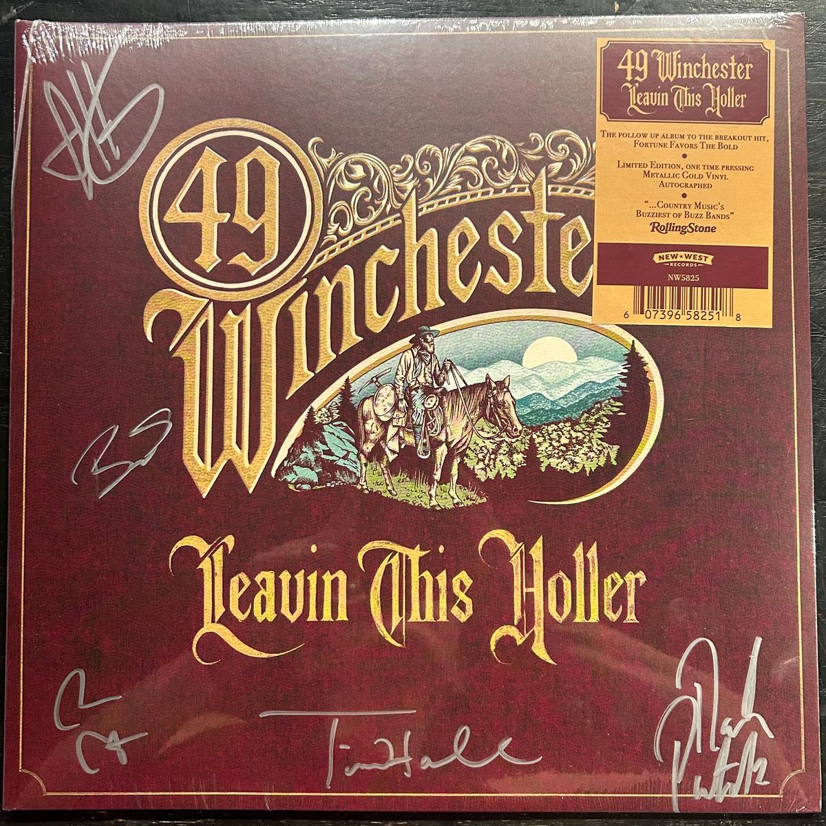 49 WINCHESTER - LEAVIN THIS HOLLER ( AUTOGRAPH COLOR VINYL LP)