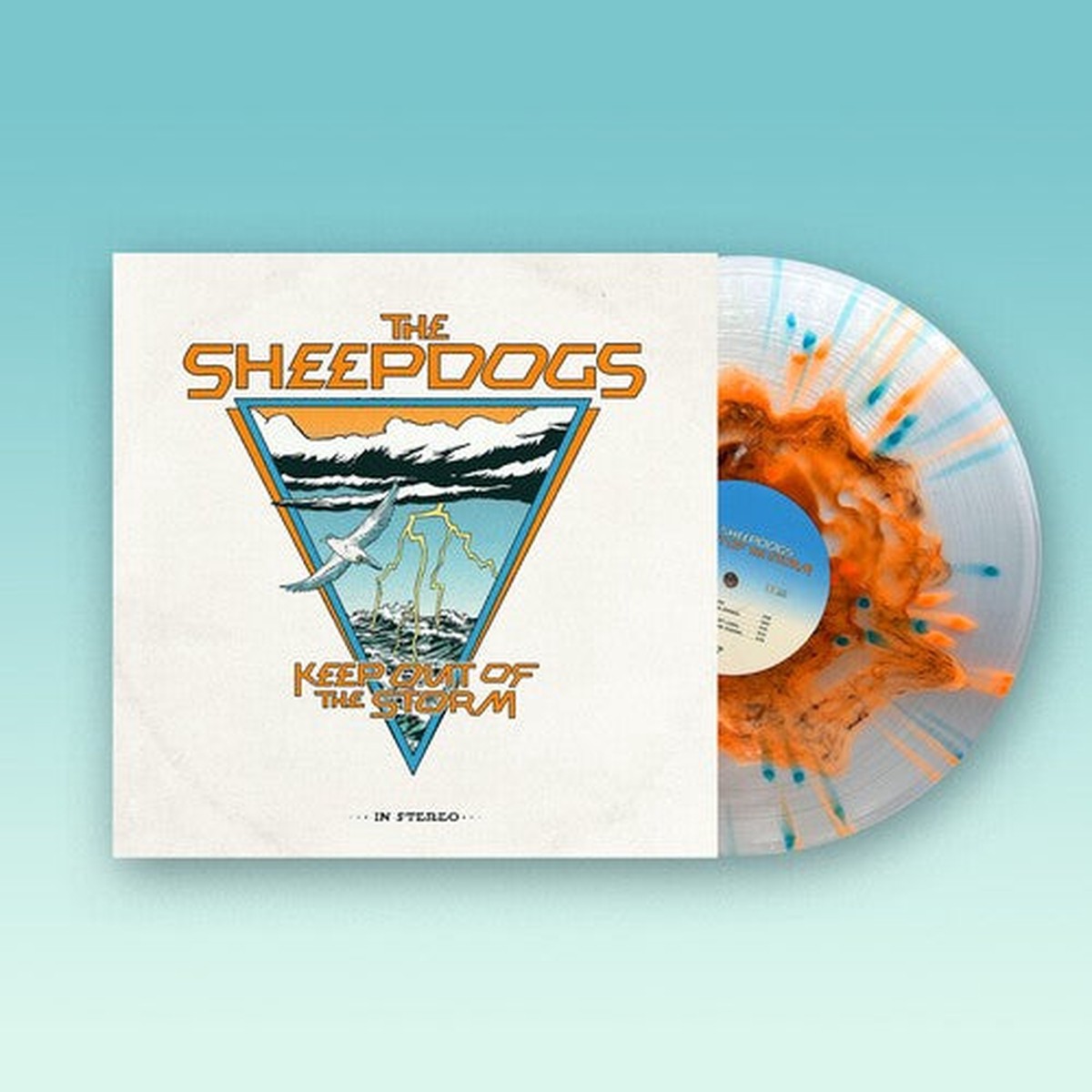 [PRE-ORDER] The Sheepdogs - Keep Out Of The Storm [Indie-Exclusive Turbulent Orange Splatter Vinyl] [Release Date: 02/27/2026]