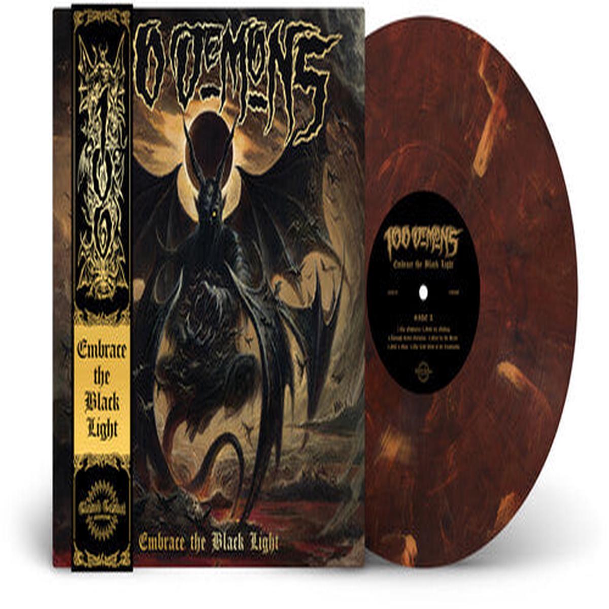 [PRE-ORDER] 100 Demons - Embrace The Black Light [Spiritual Obliteration Marble Vinyl] [Release Date: 06/26/2026]