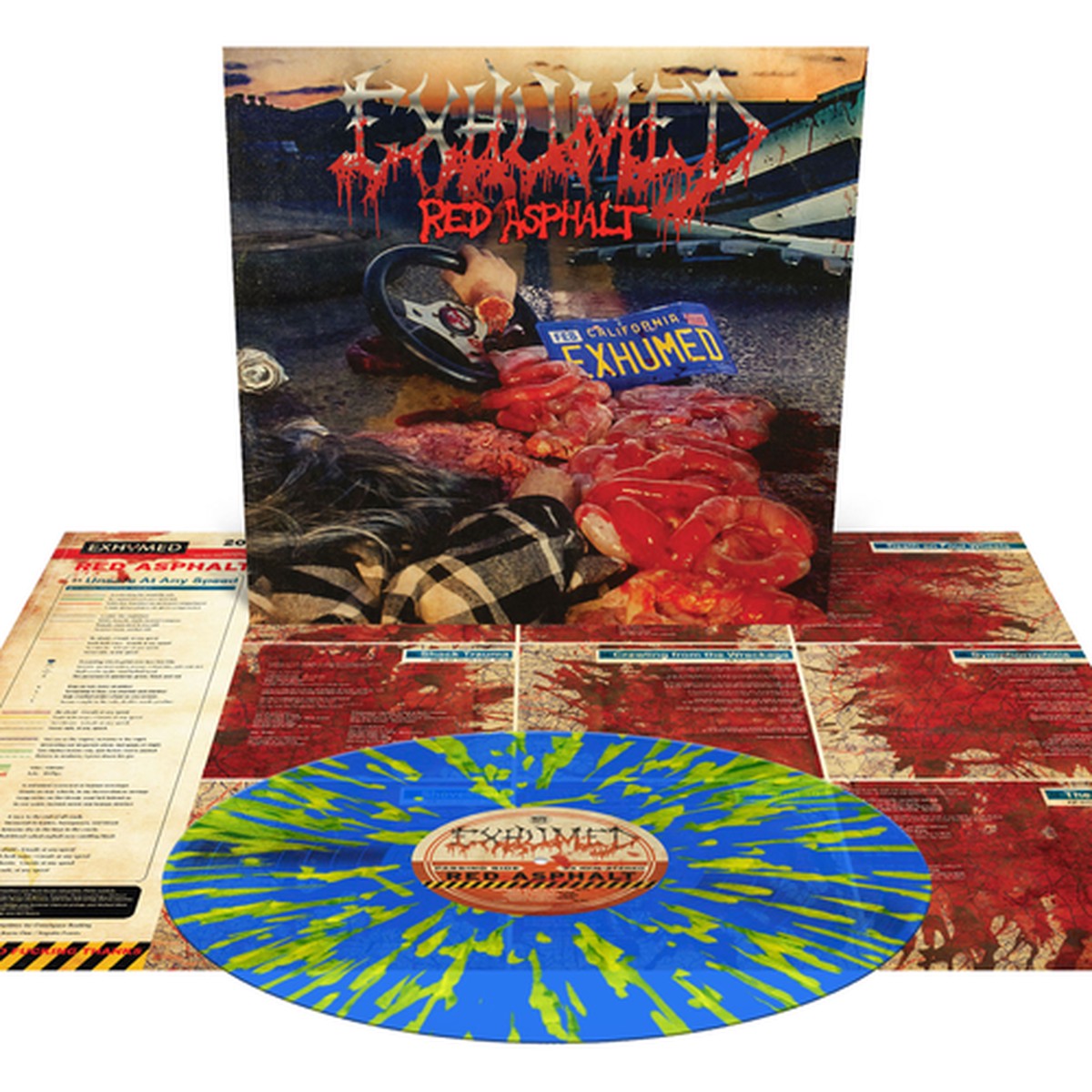 [PRE-ORDER] Exhumed - Red Asphalt [Indie-Exclusive Royal Blue Splatter] [Release Date: 02/20/2026]