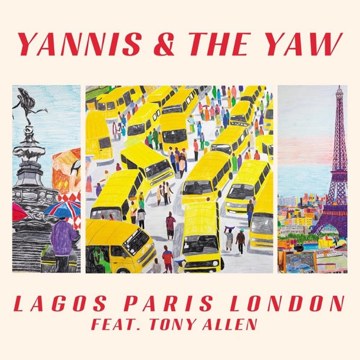 Yannis & The Yaw - Lagos Paris London - Red Vinyl