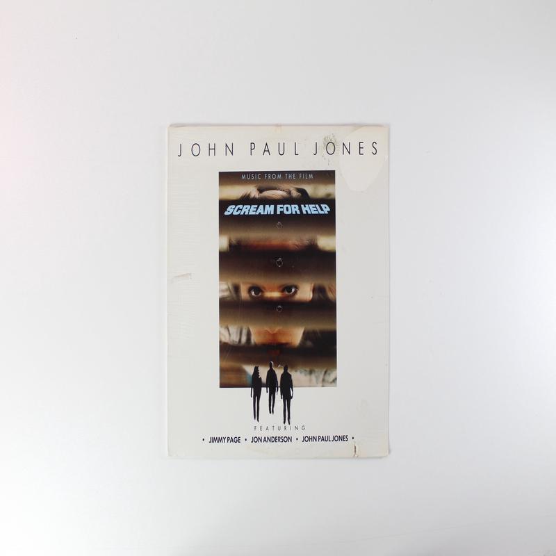 John Paul Jones - Music From The Film Scream For Help on Atlantic Sealed