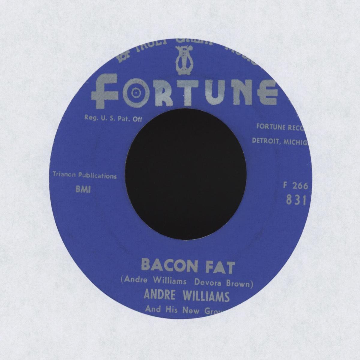 Andre Williams His New Group - Bacon Fat on Fortune RB 45