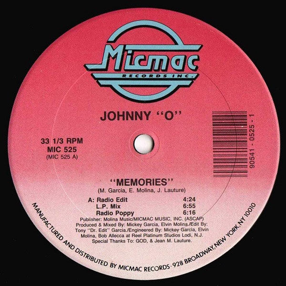 "O", Johnny - Memories (NM or M-)