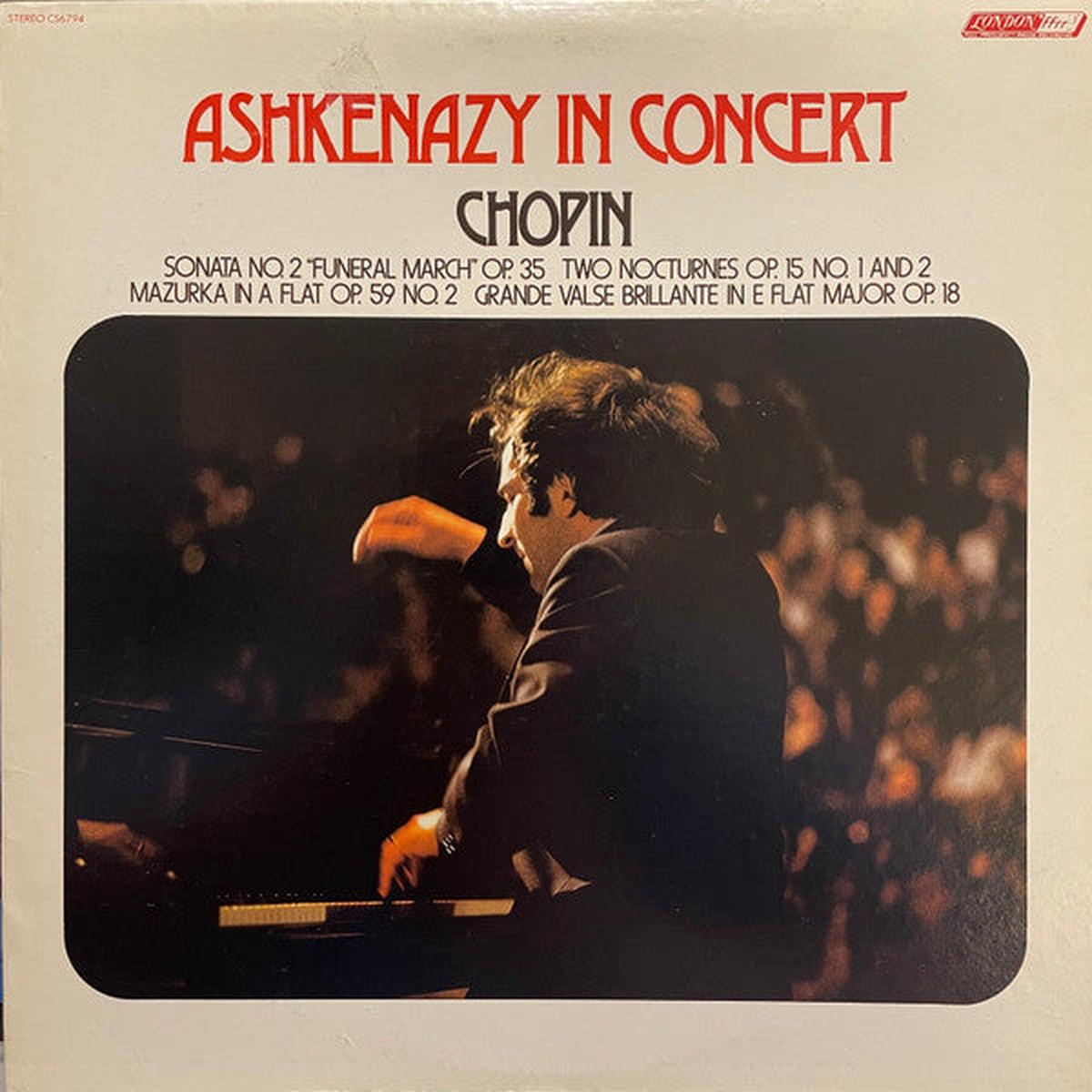 Ashkenazy, Chopin Ashkenazy In Concert LP