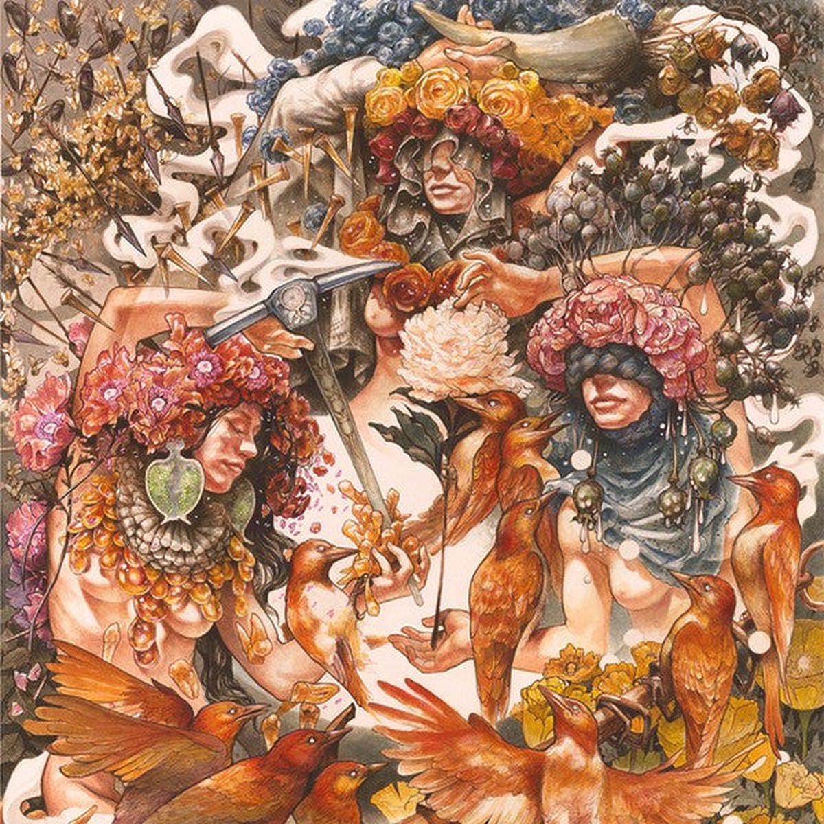 Baroness  Gold & Grey (Yellow with Orange/Red Splatter & Yellow with Black/White Splatter) 2LP