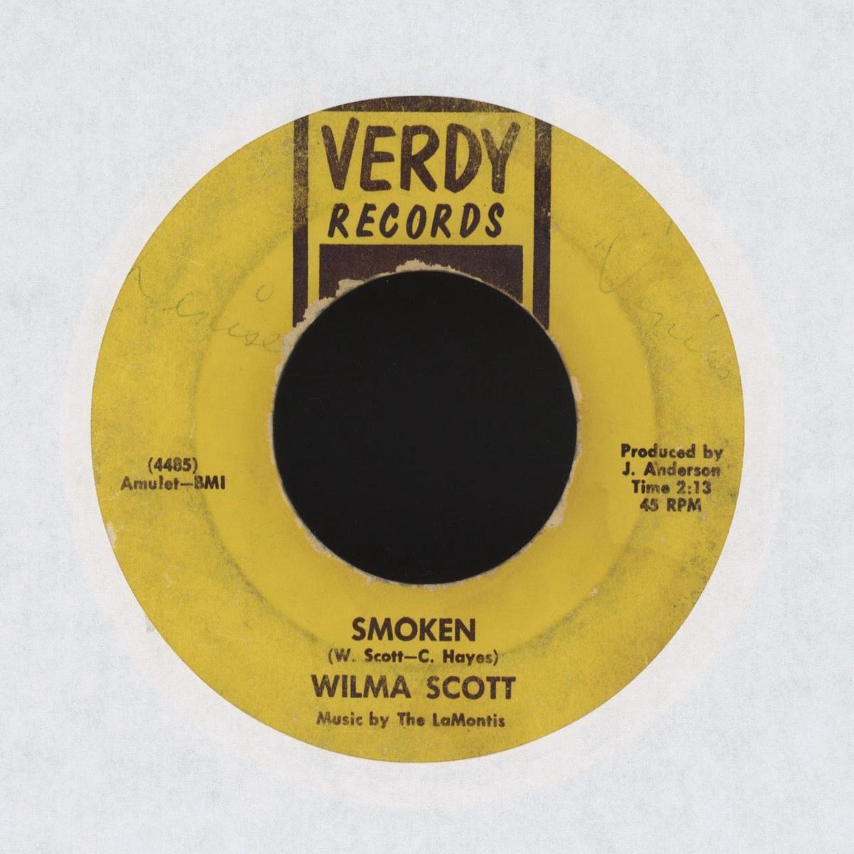 Wilma Scott - Smoken on Verdy Northern Soul 45