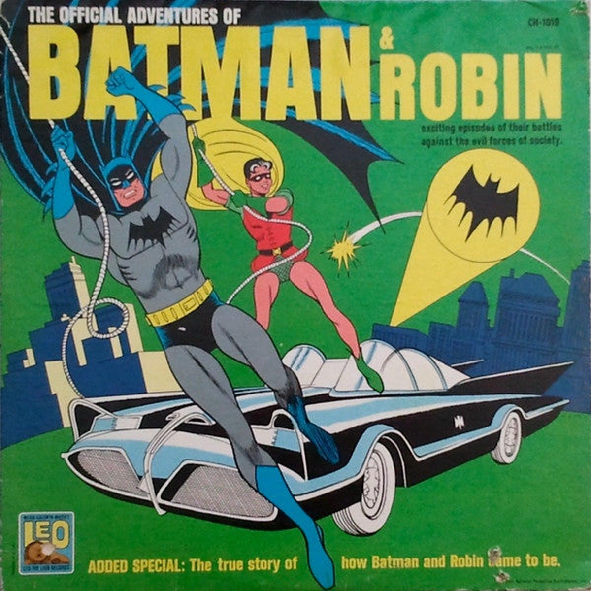 Various The Official Adventures Of Batman & Robin: Exciting Episodes Of Their Battles Against The Evil Forces Of Society LP