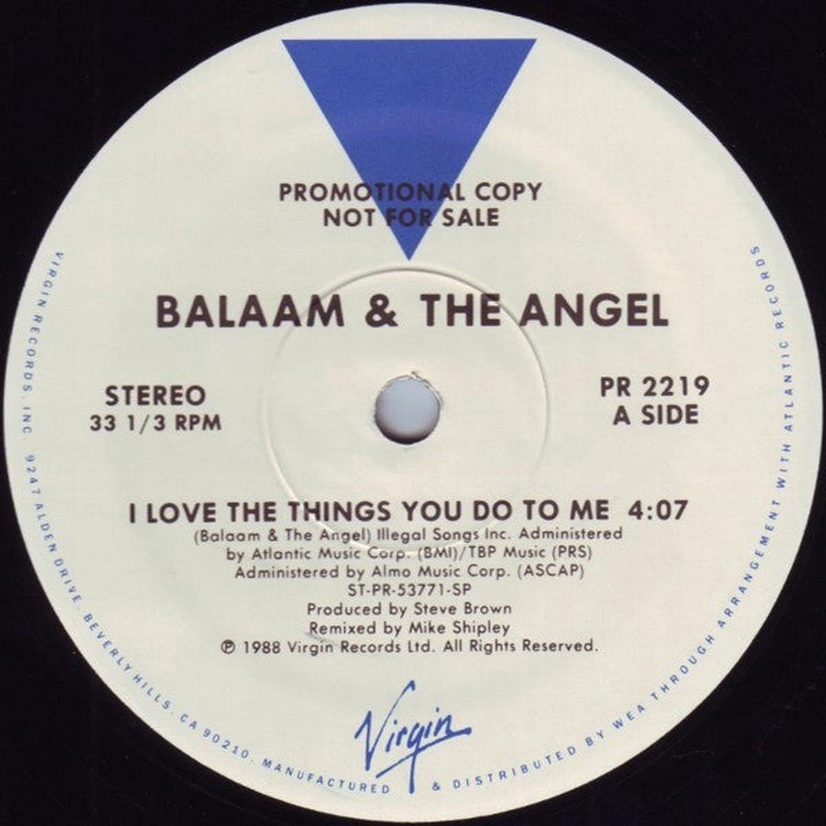 Balaam & The Angel - I Love The Things You Do To Me (VG+)