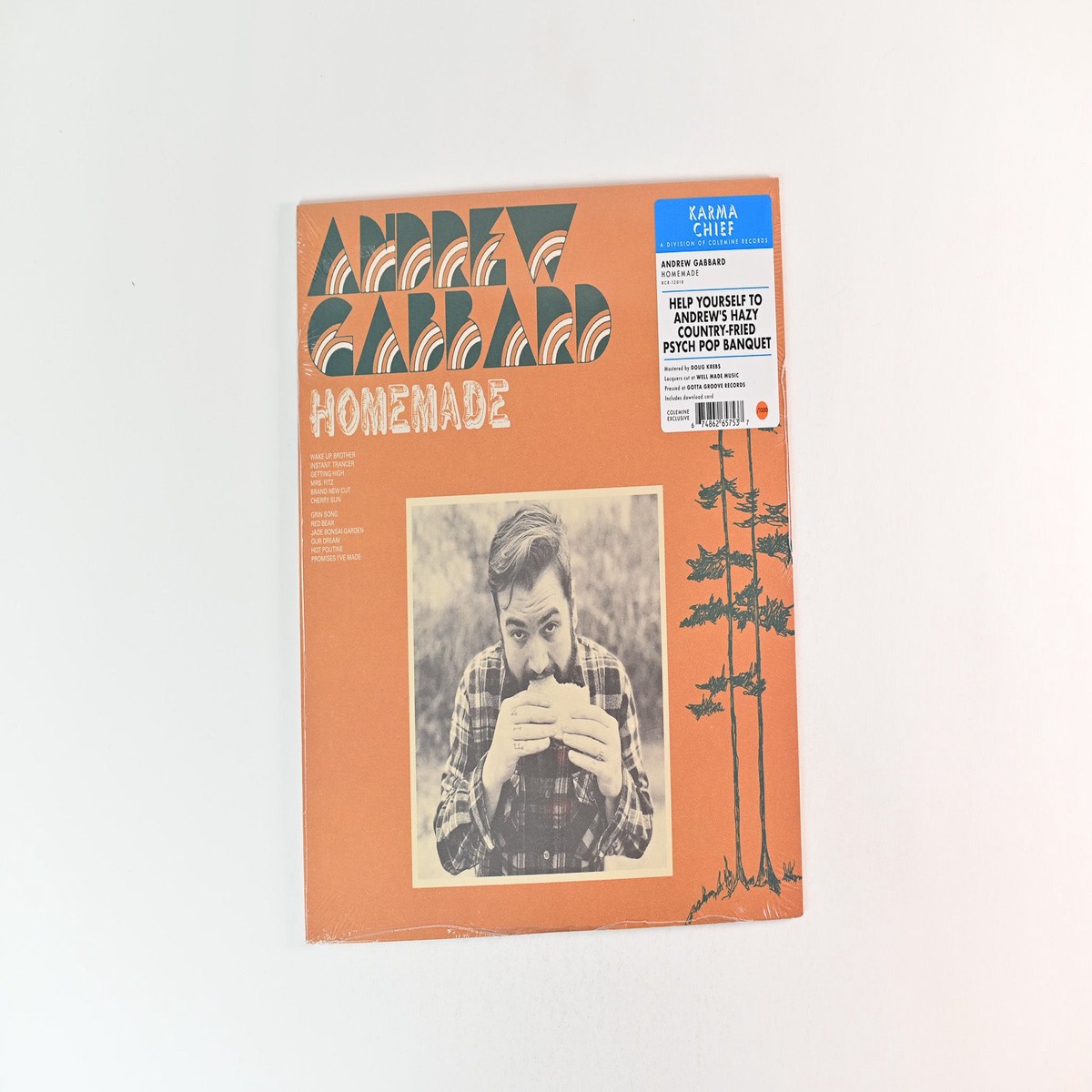 Andrew Gabbard - Homemade  on Karma Chief Ltd Transparent Orange with Black Swirl Sealed
