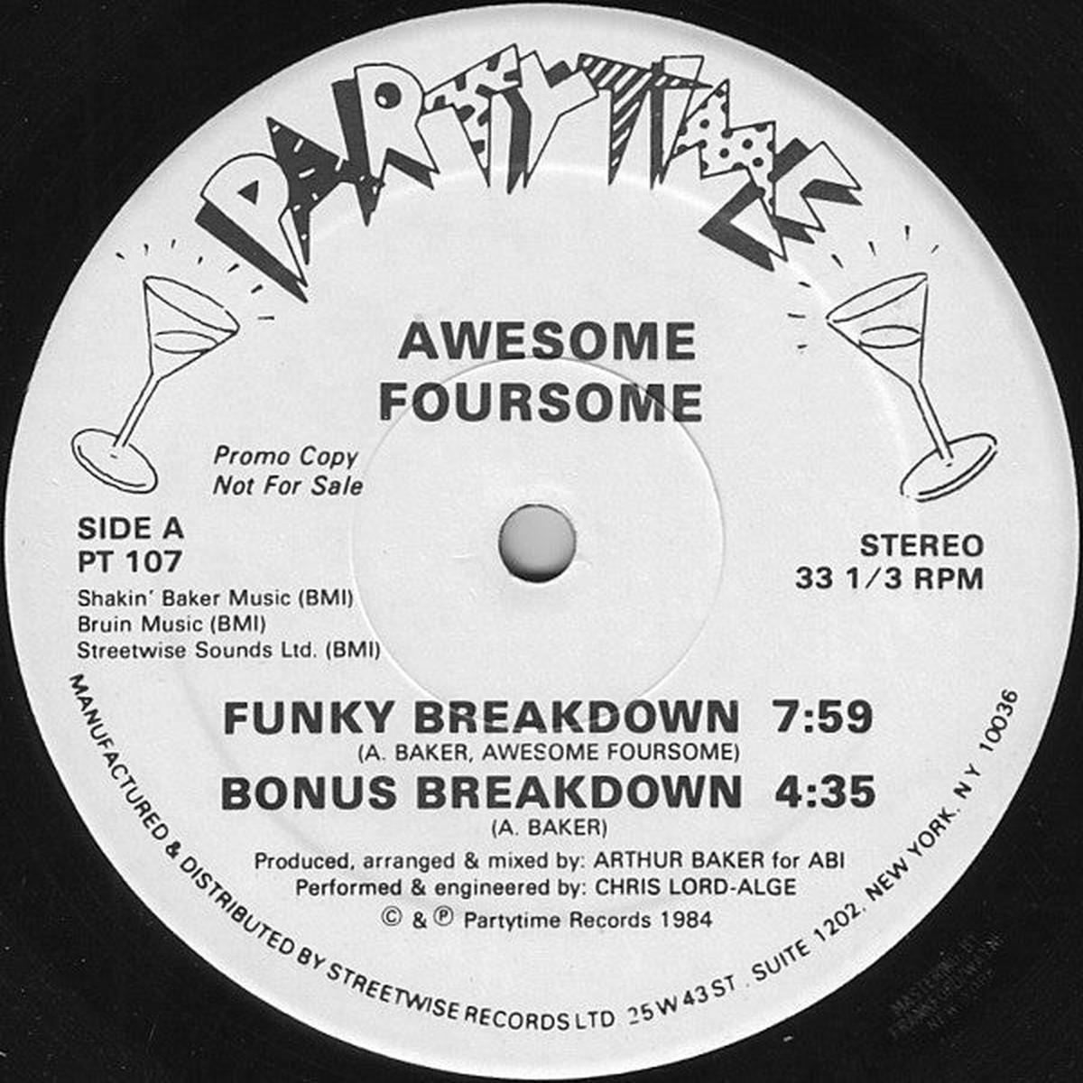 Awesome Foursome - Funky Breakdown (VG+)