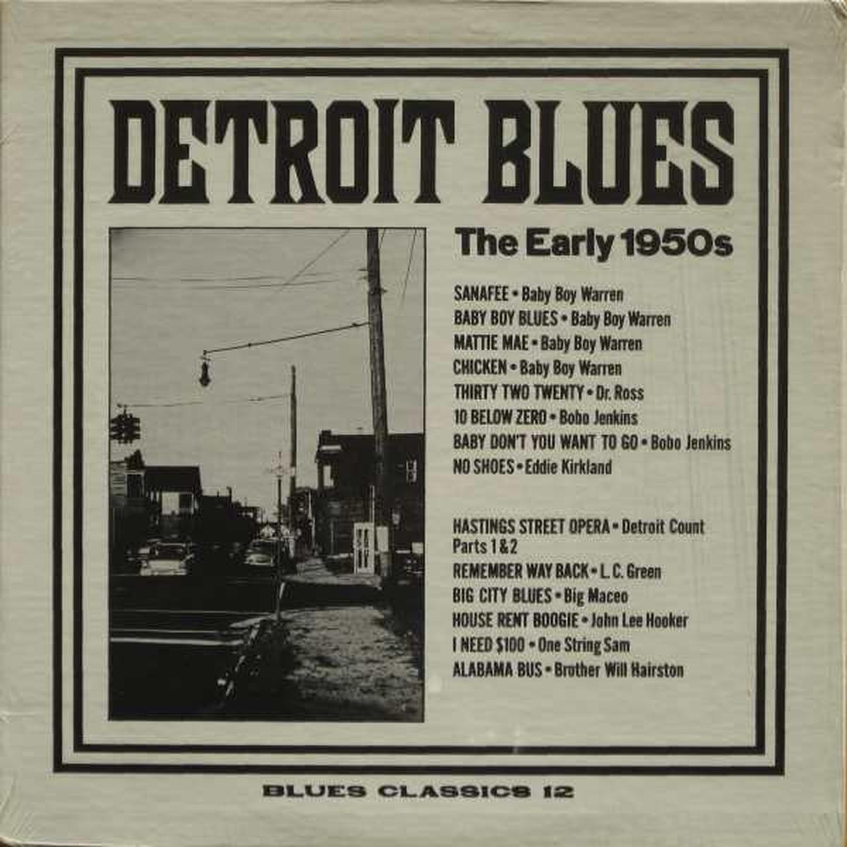 Various Detroit Blues - The Early 1950s LP